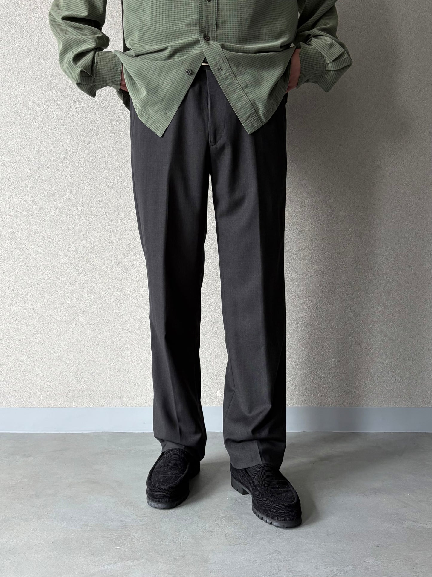 90's ARMANI COLLEZONI wool slacks