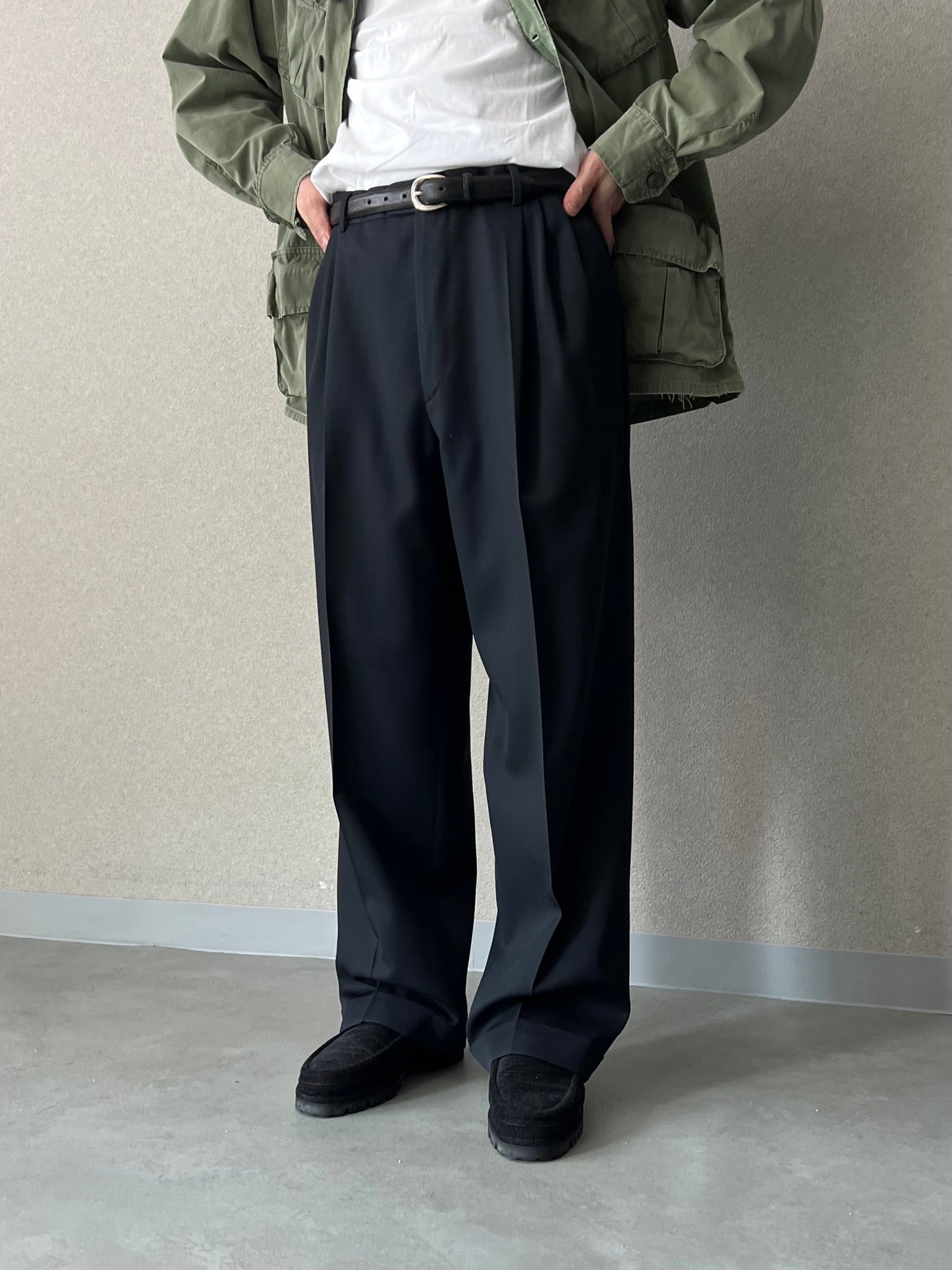 90's zanella wool slacks “Made in ITALY”