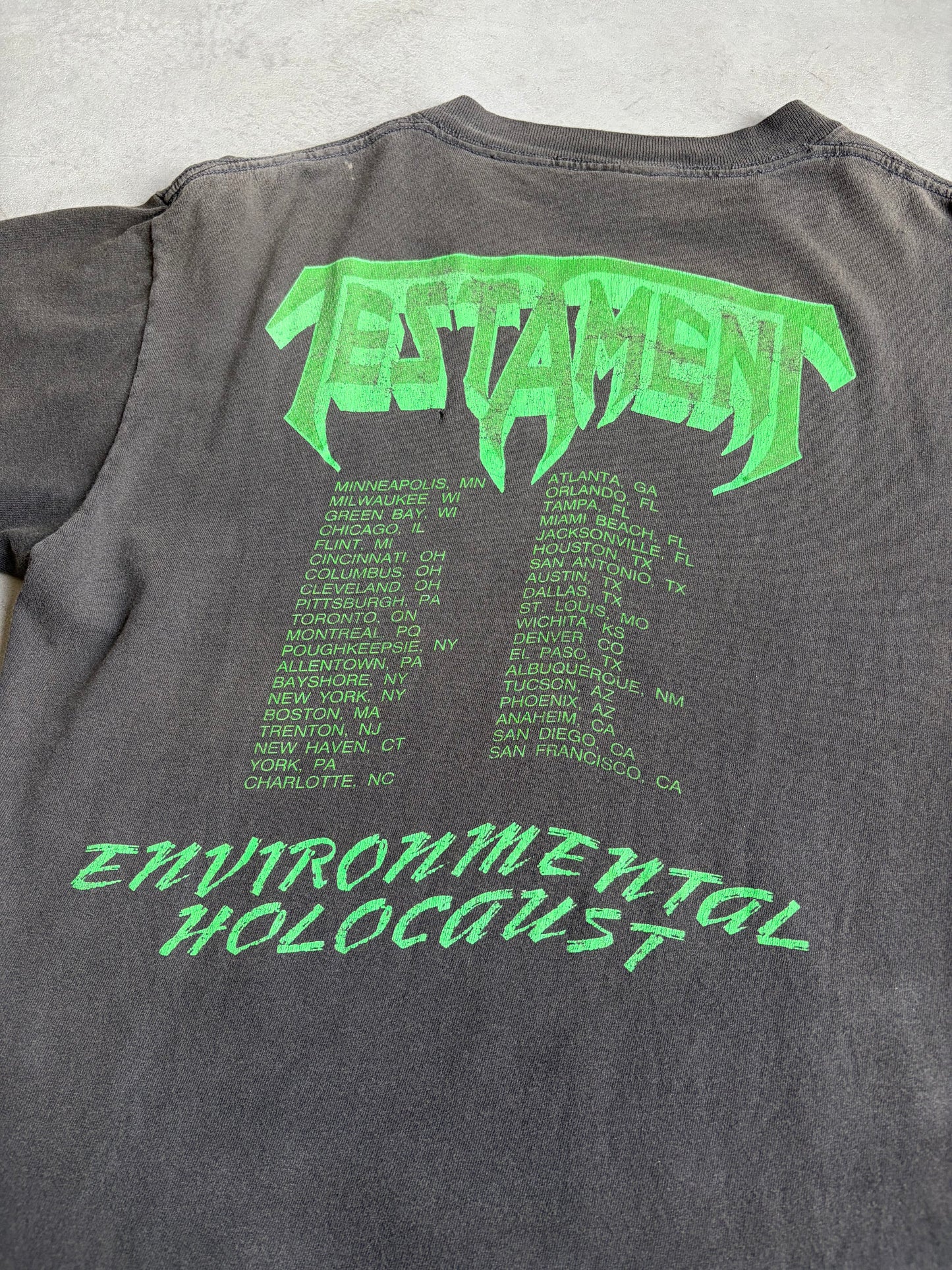 80's TESTAMENT music t-shirt “Made in USA”