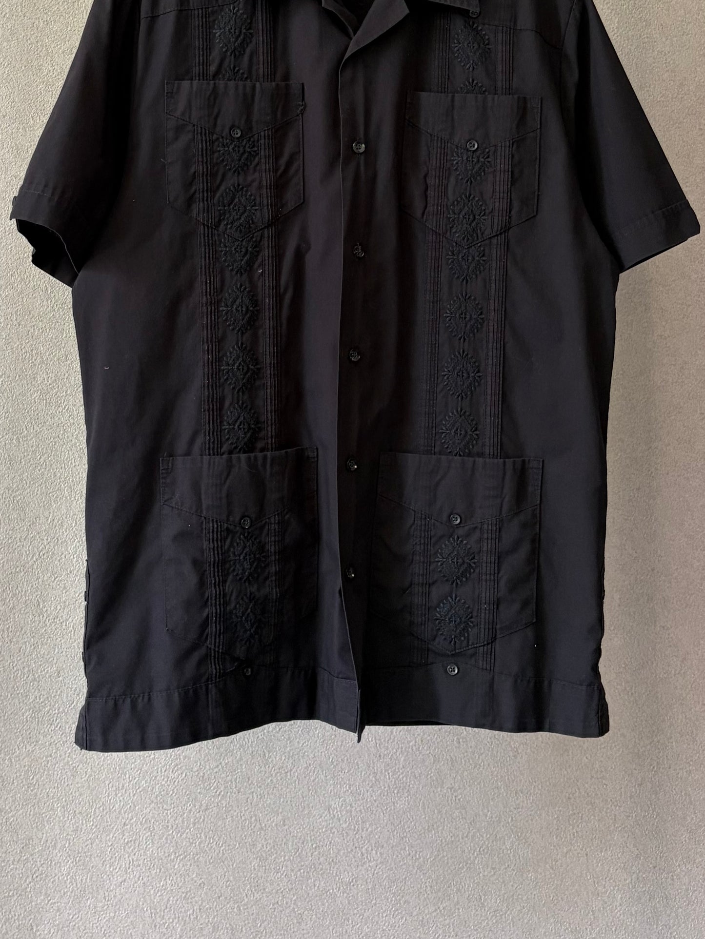 00's The Havanera Co. guayabera shirt