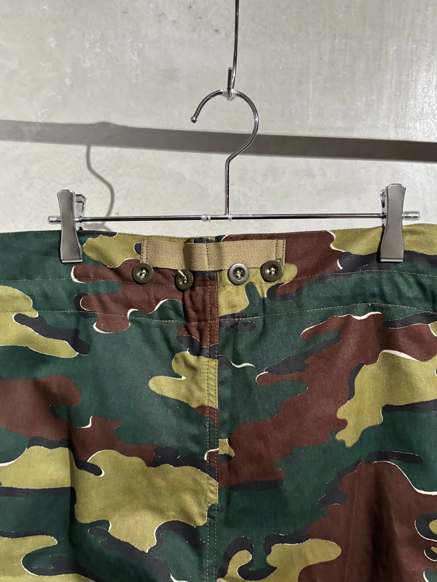 60's BELGIAN AIRFORCE M-58 jigsaw camo cargo pants