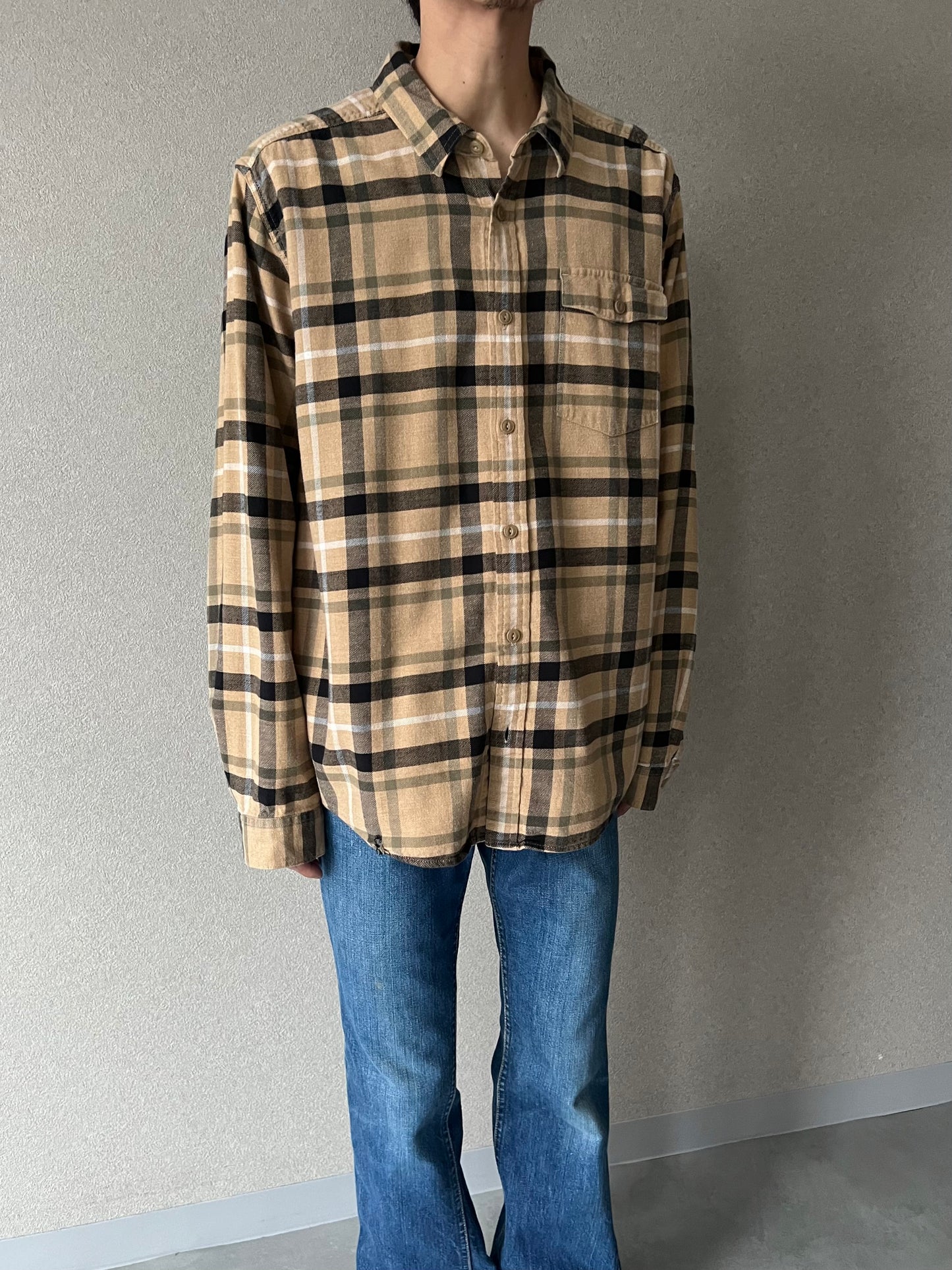 00's patagonia flannel shirt