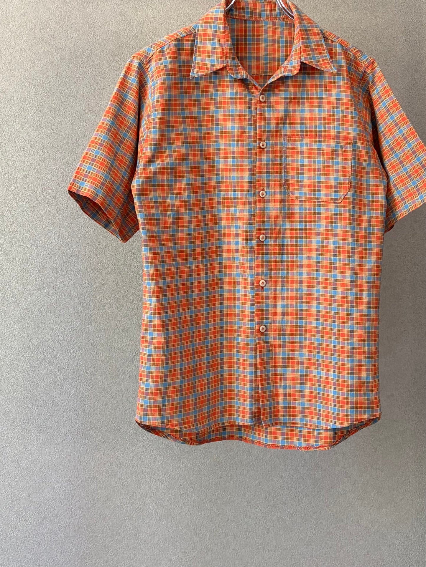 70's〜 UNKNOWN open collar shirt