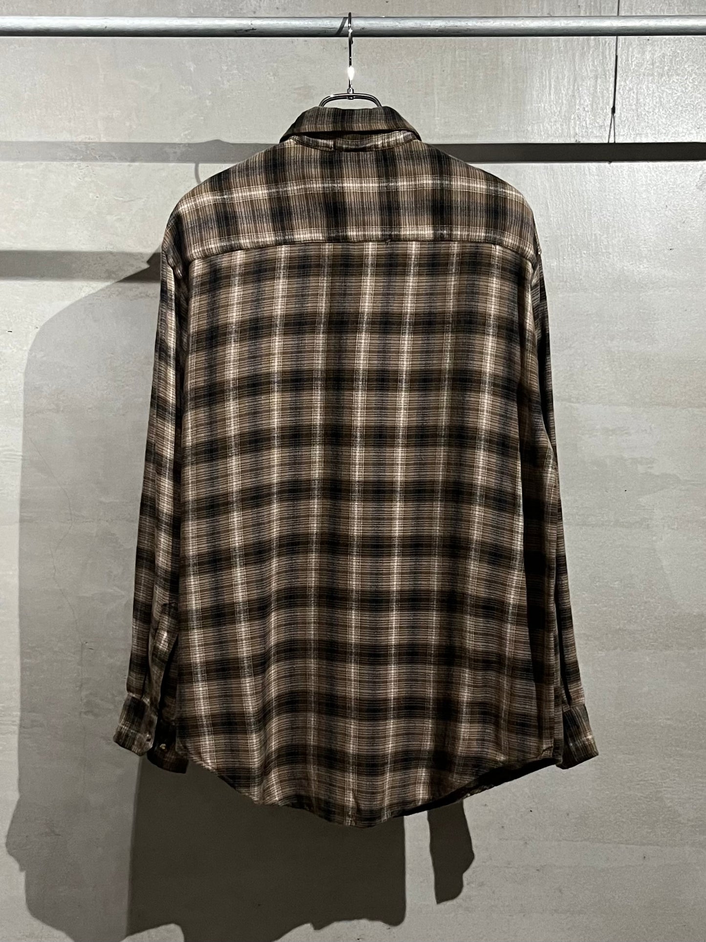 80's NORTHWEST TERRITORY acrylic flannel shirt