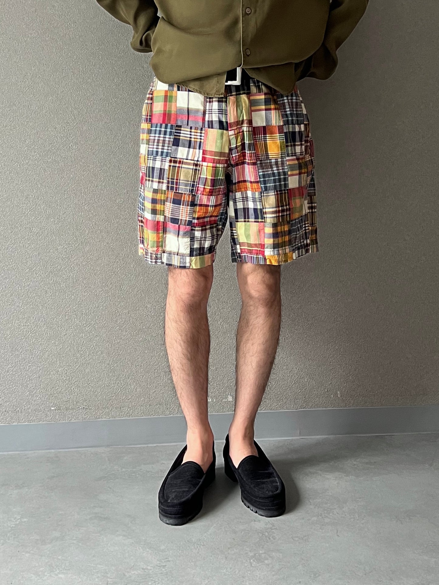 00's Brooks Brothers patchwork shorts