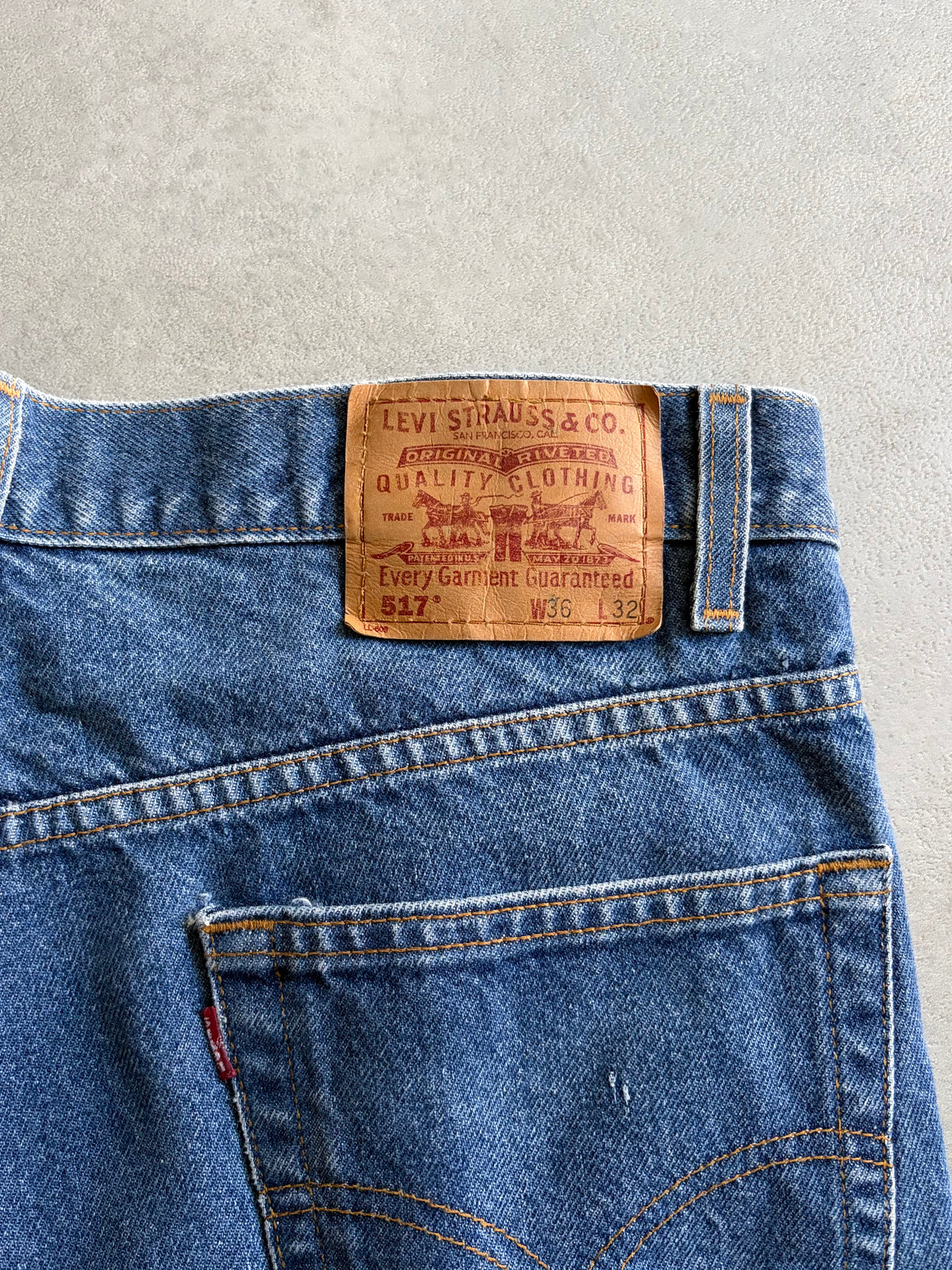 90's Levi's 517 denim pants “Made in COLUMBIA”