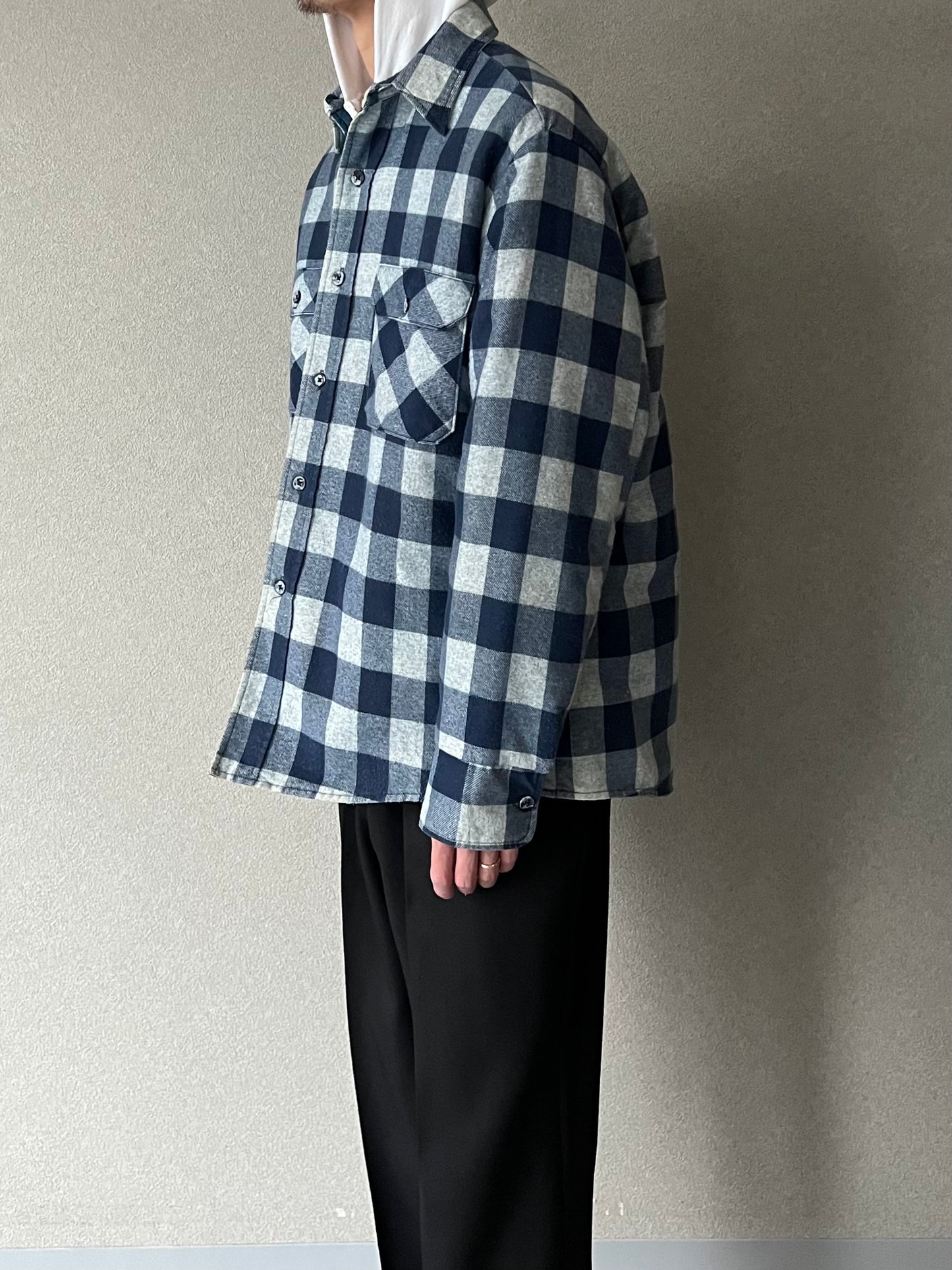 80's Field Master quilting flannel shirt “Made in USA”