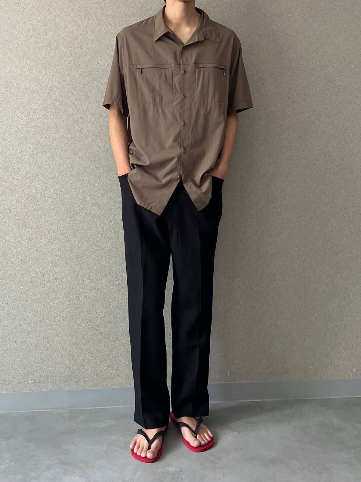 00's NIKE ACG nylon utility shirt