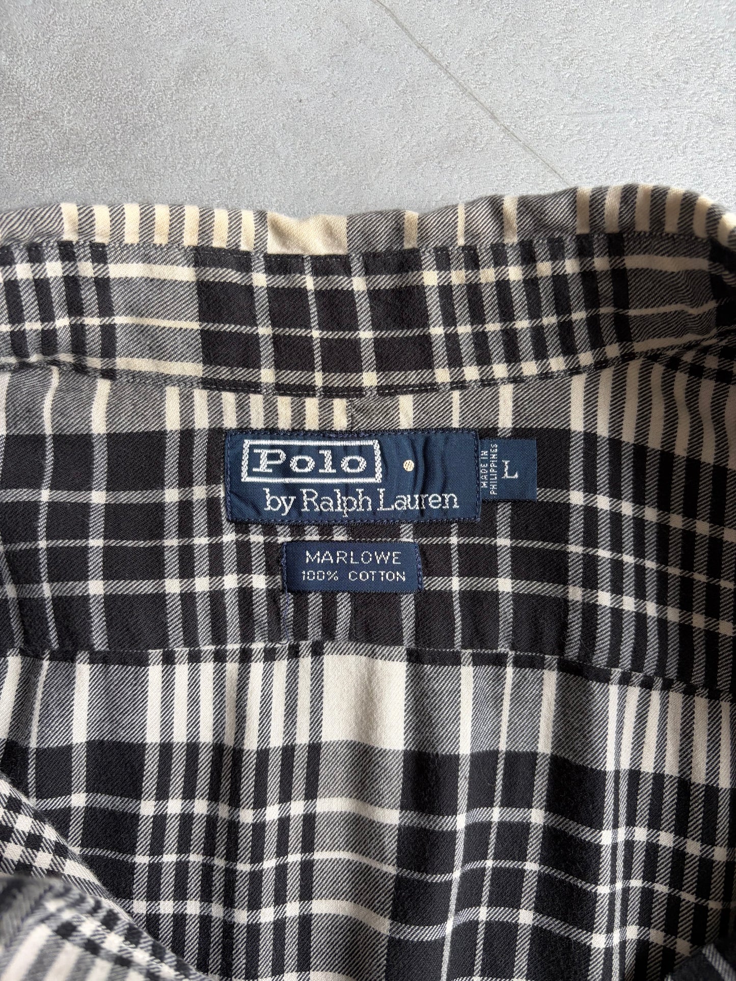 90's Polo Ralph Lauren flannel shirt “MARLOWE”