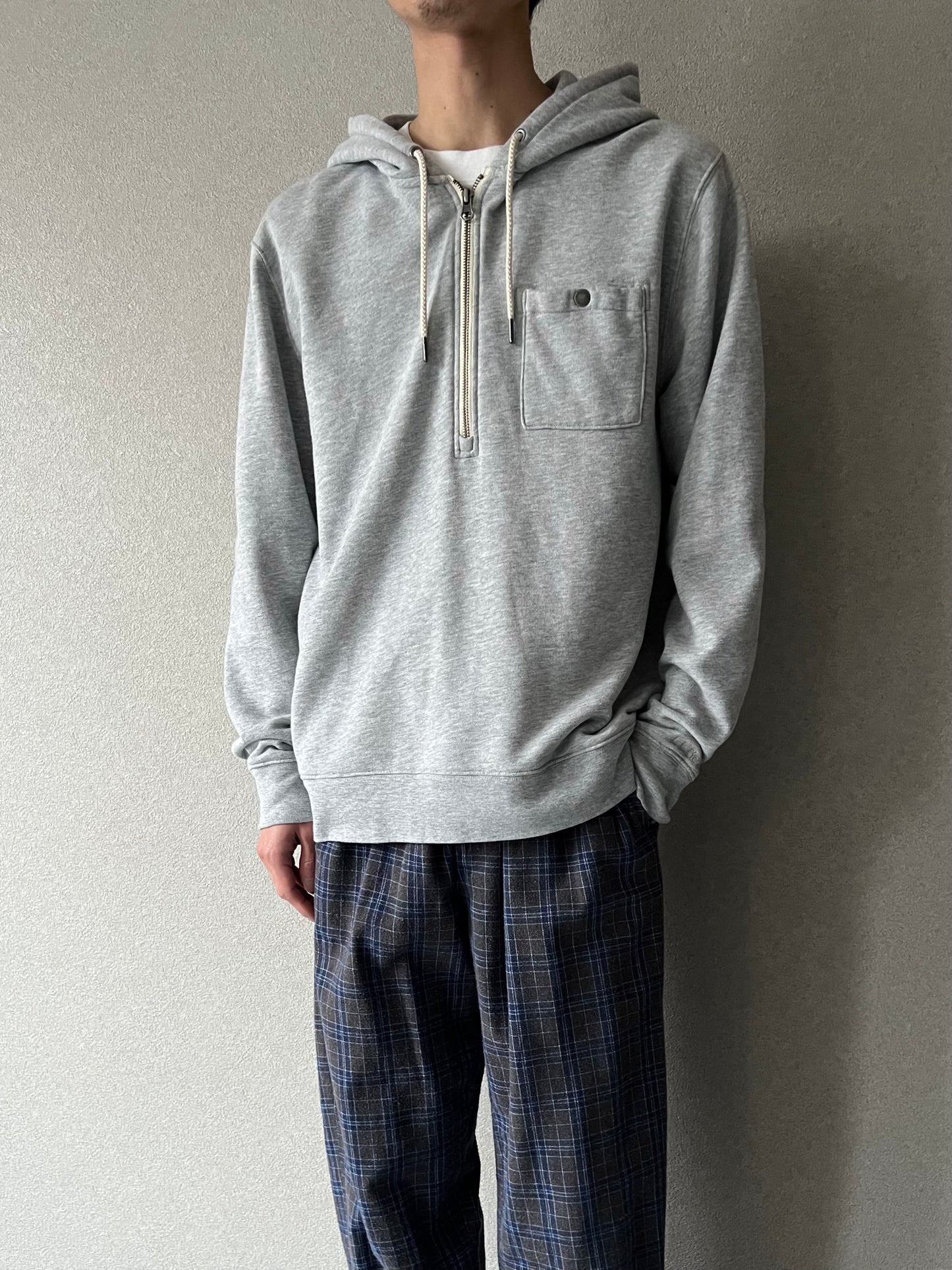 00's L.L.BEAN half zip sweat hoodie