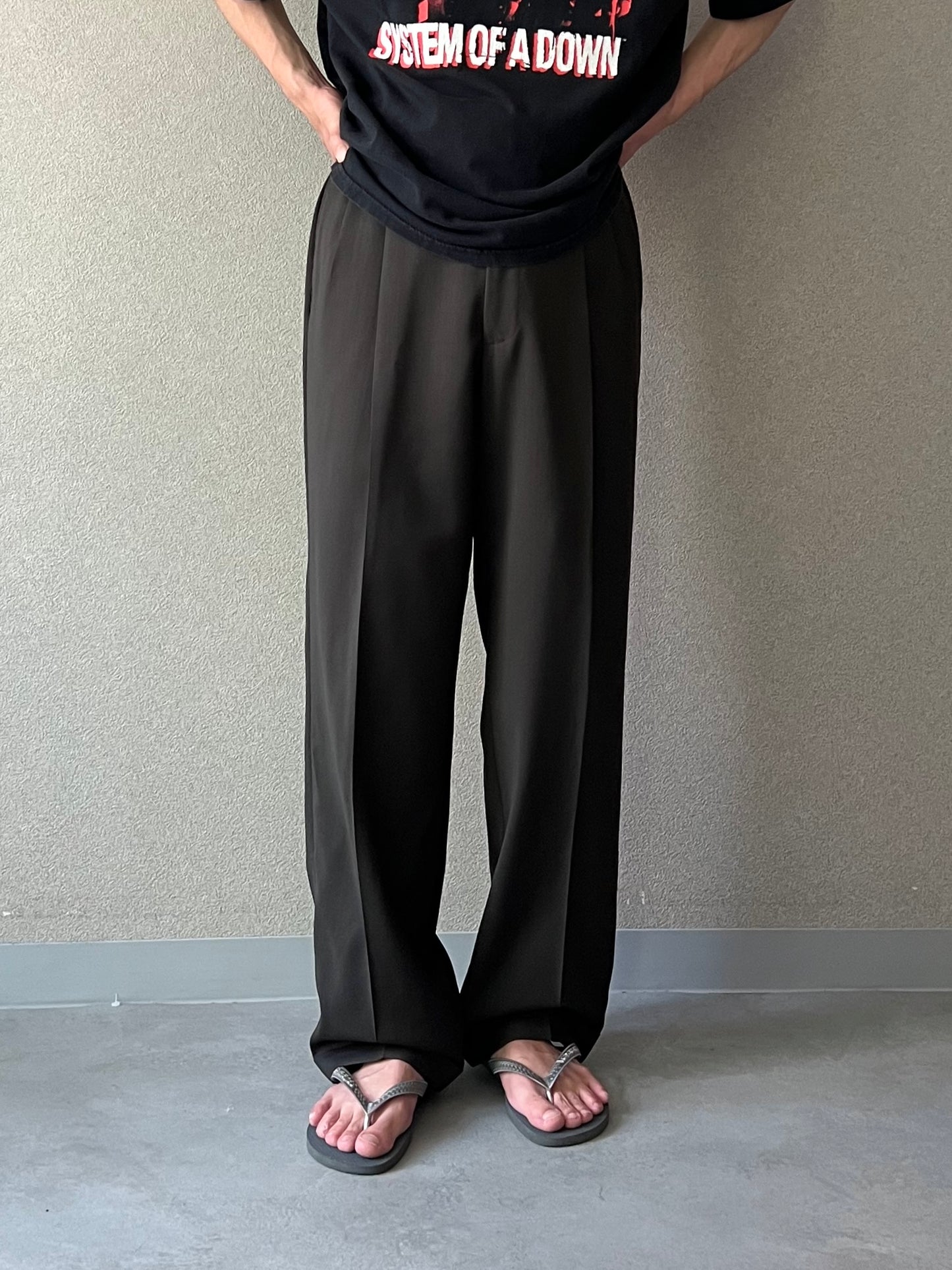 00's PRONTO-UOMO wool slacks