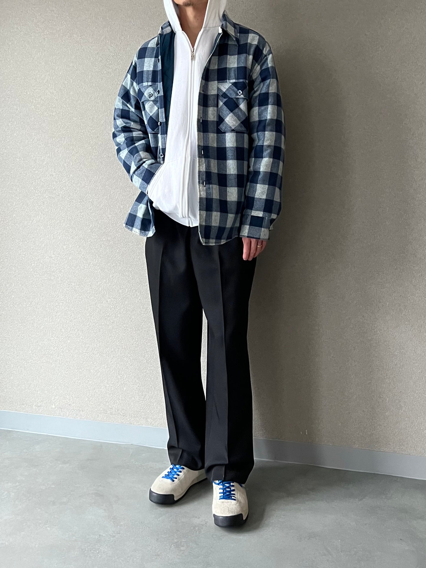 80's Field Master quilting flannel shirt “Made in USA”