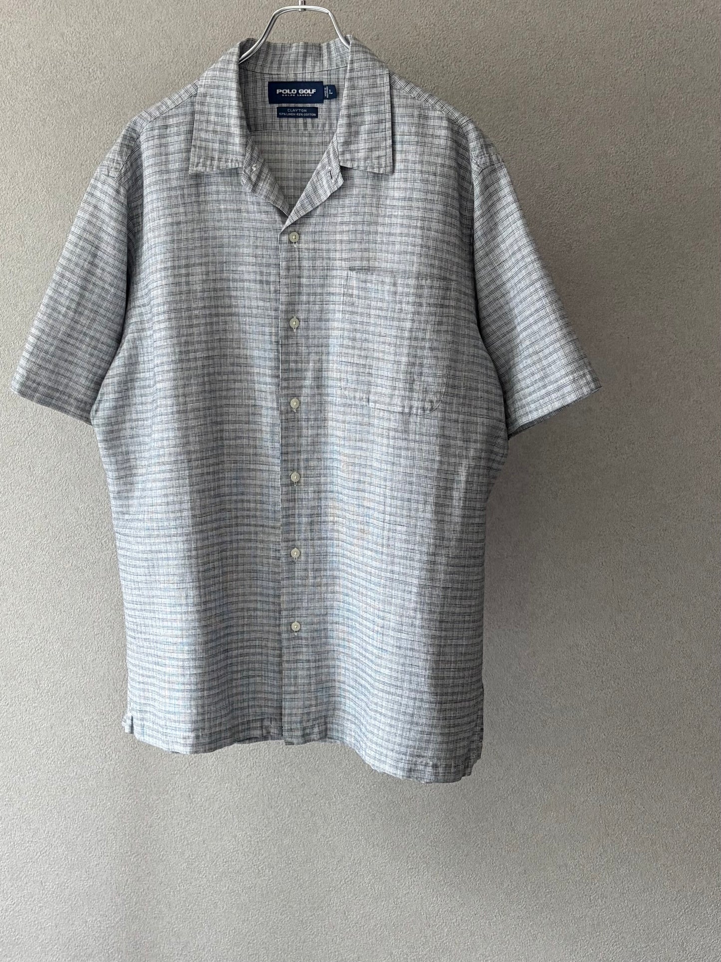 90's POLO GOLF open collar shirt