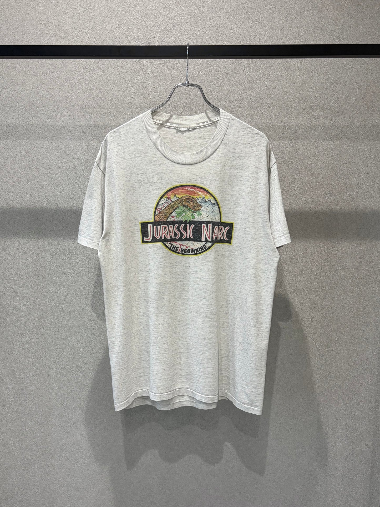 90's JURASSIC NARC printed t-shirt