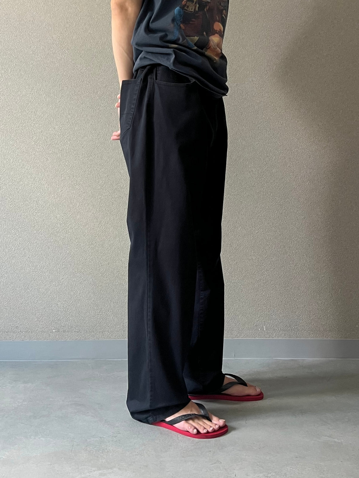 00's DKNY 5P cotton pants