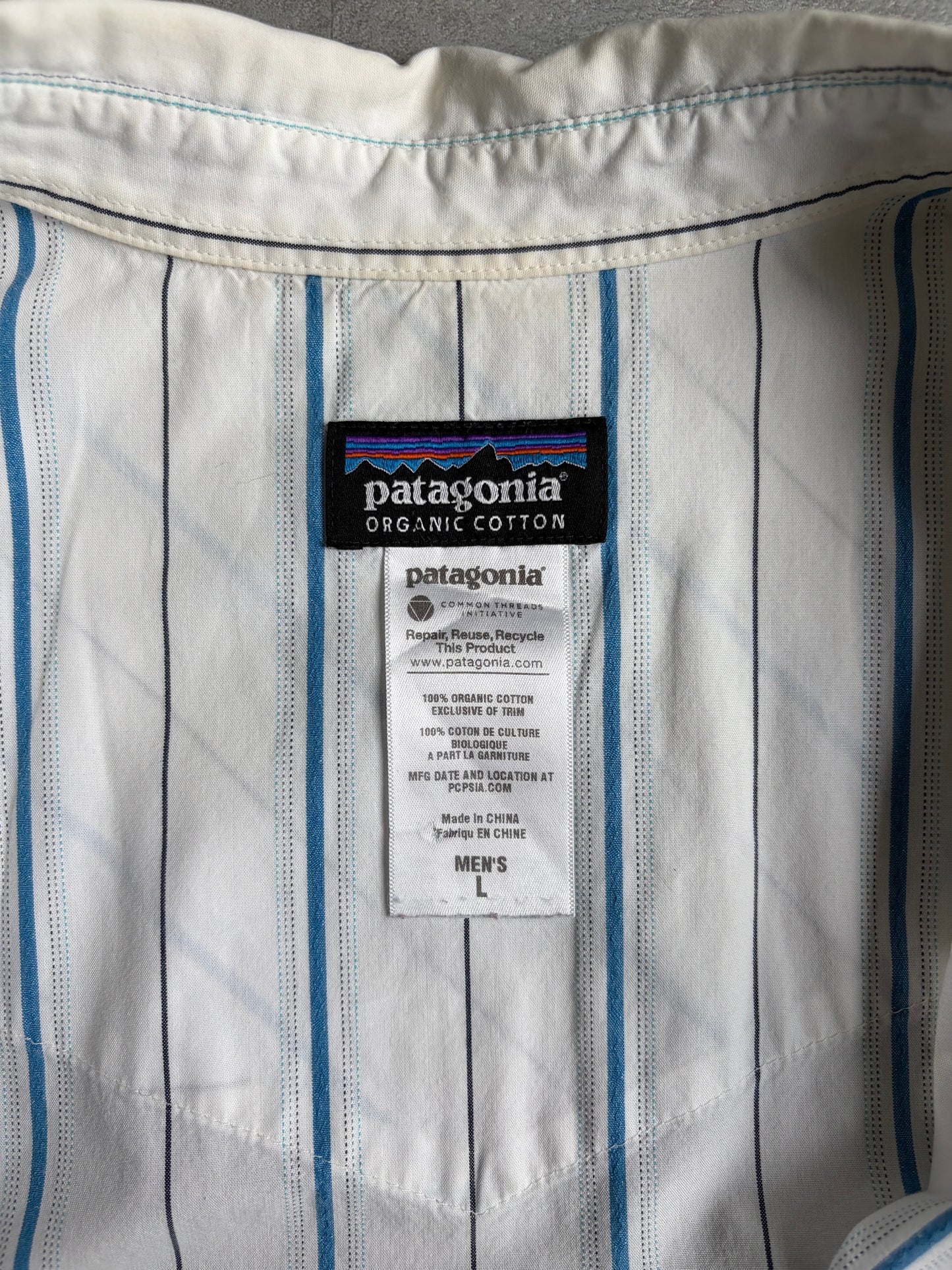 00's patagonia S/S western shirt