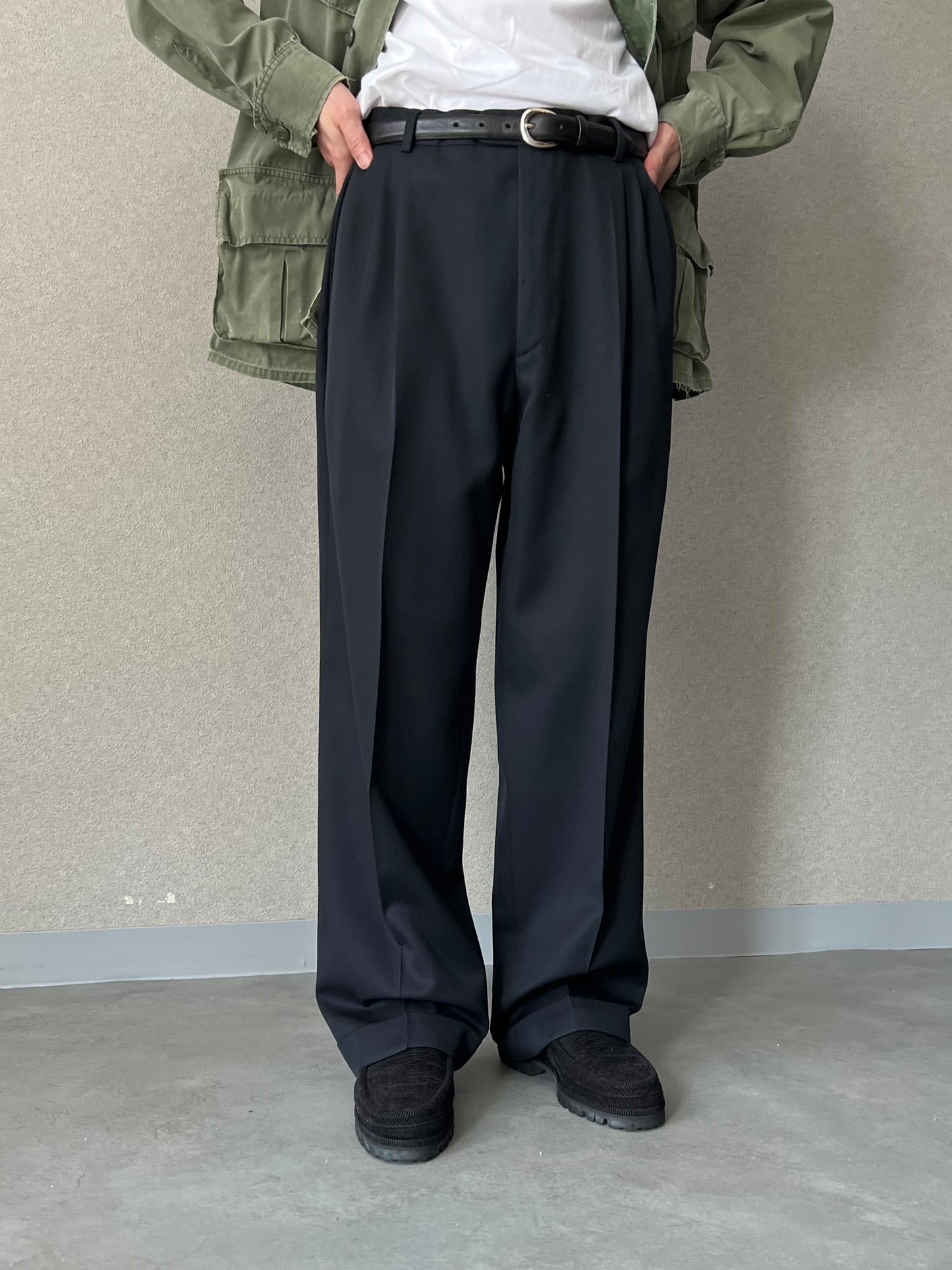 90's zanella wool slacks “Made in ITALY”