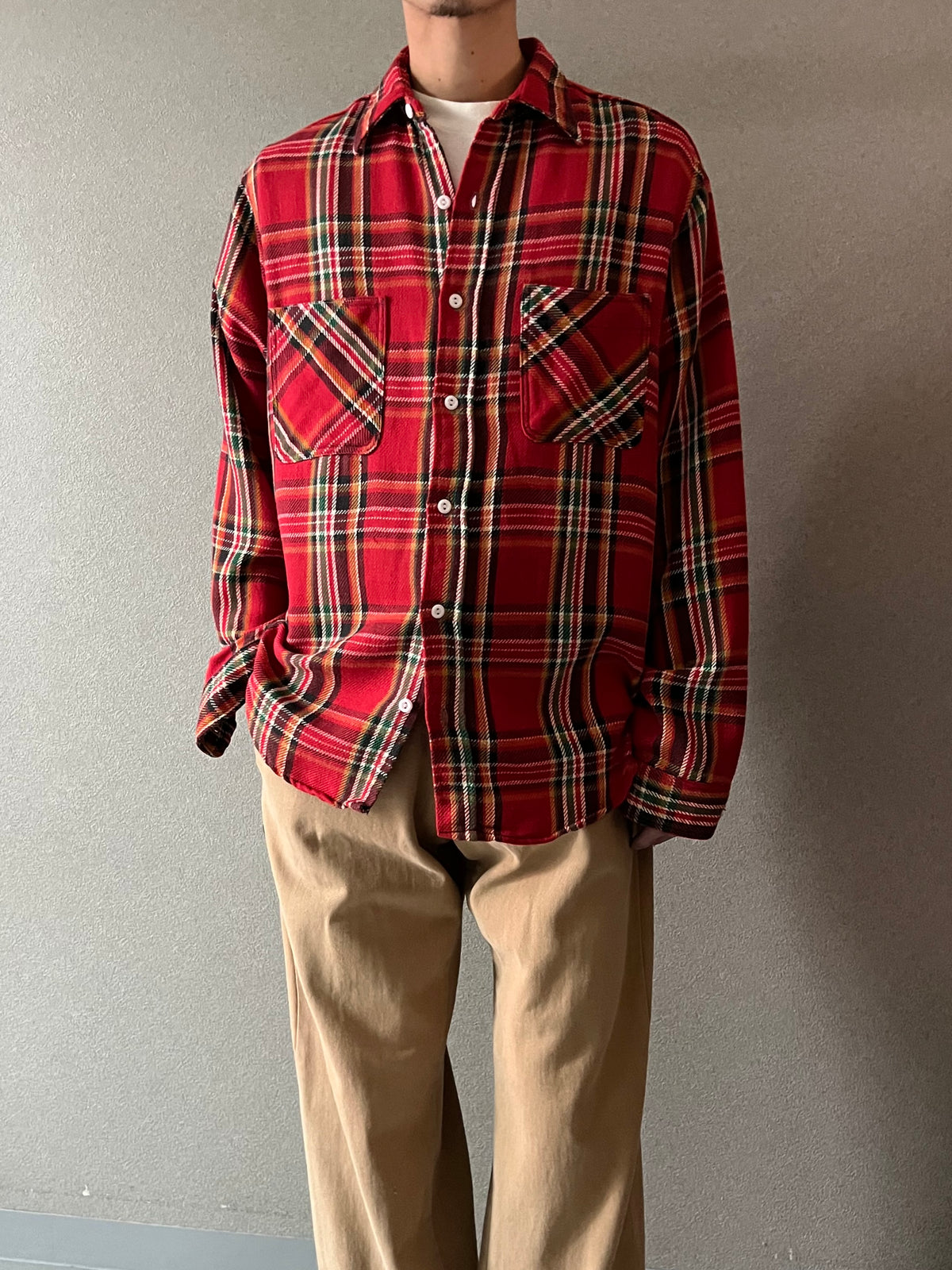 70's BIG MAC flannel shirt