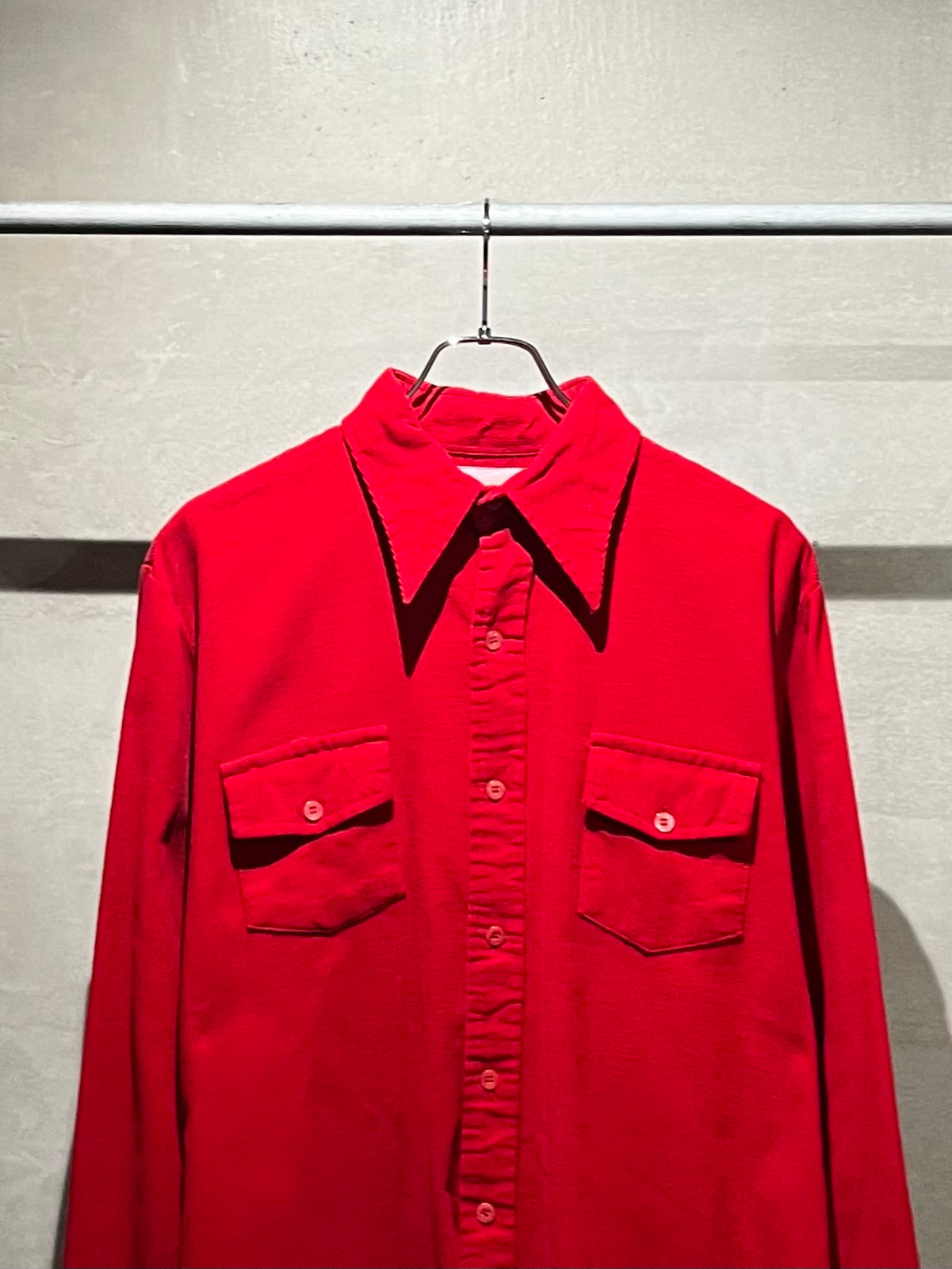 70's KINGS ROAD corduroy shirt