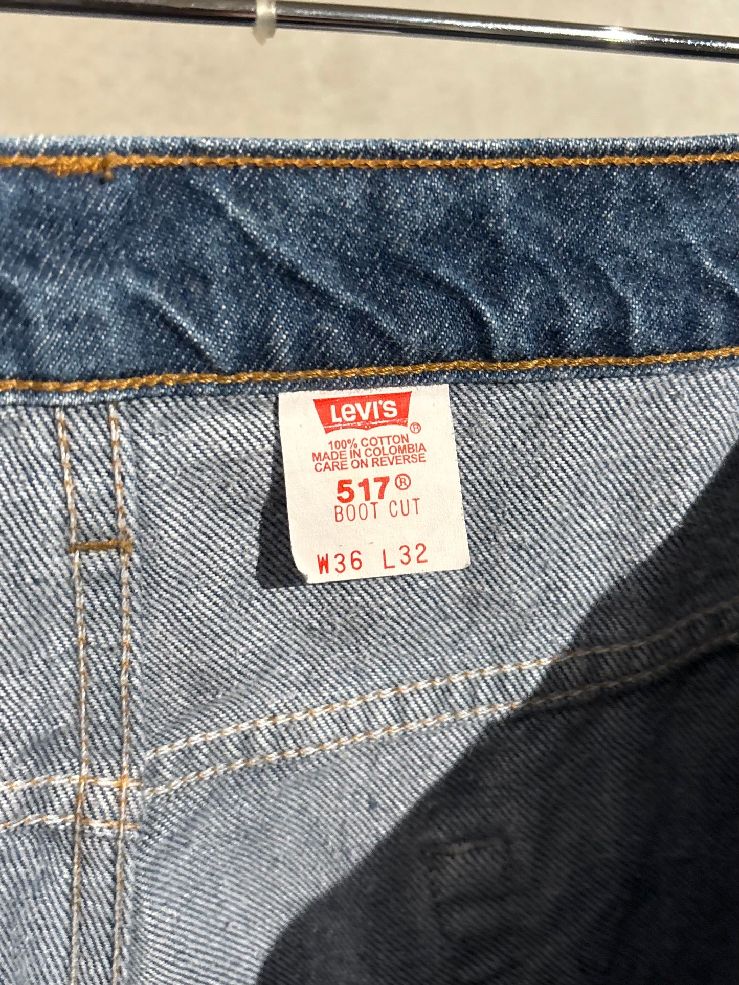 90's Levi's 517 denim pants “Made in COLUMBIA”