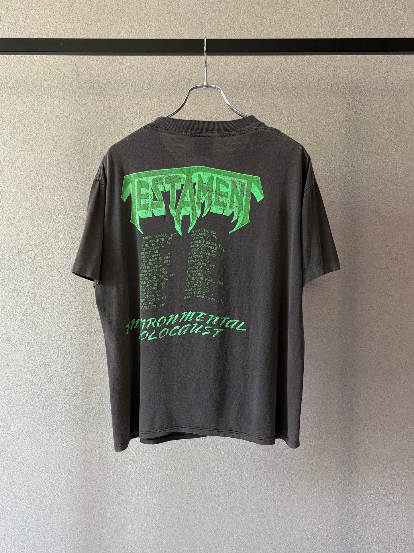 80's TESTAMENT music t-shirt “Made in USA”