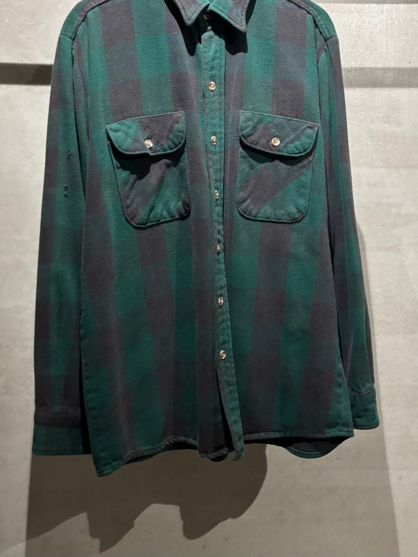 90's FIVE BROTHER flannel shirt