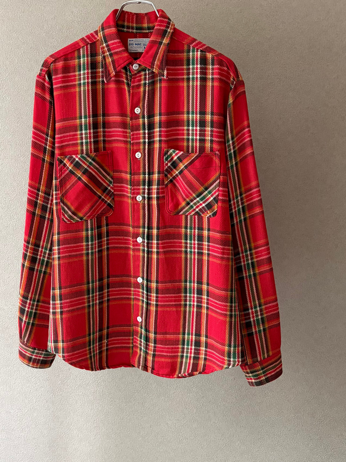 70's BIG MAC flannel shirt