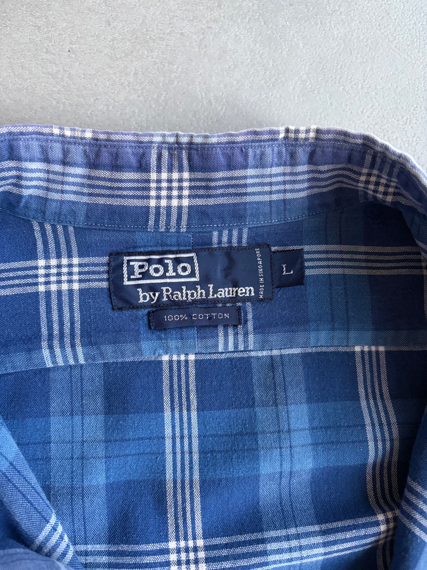 80's〜 Polo Ralph Lauren chambray switching safari shirt