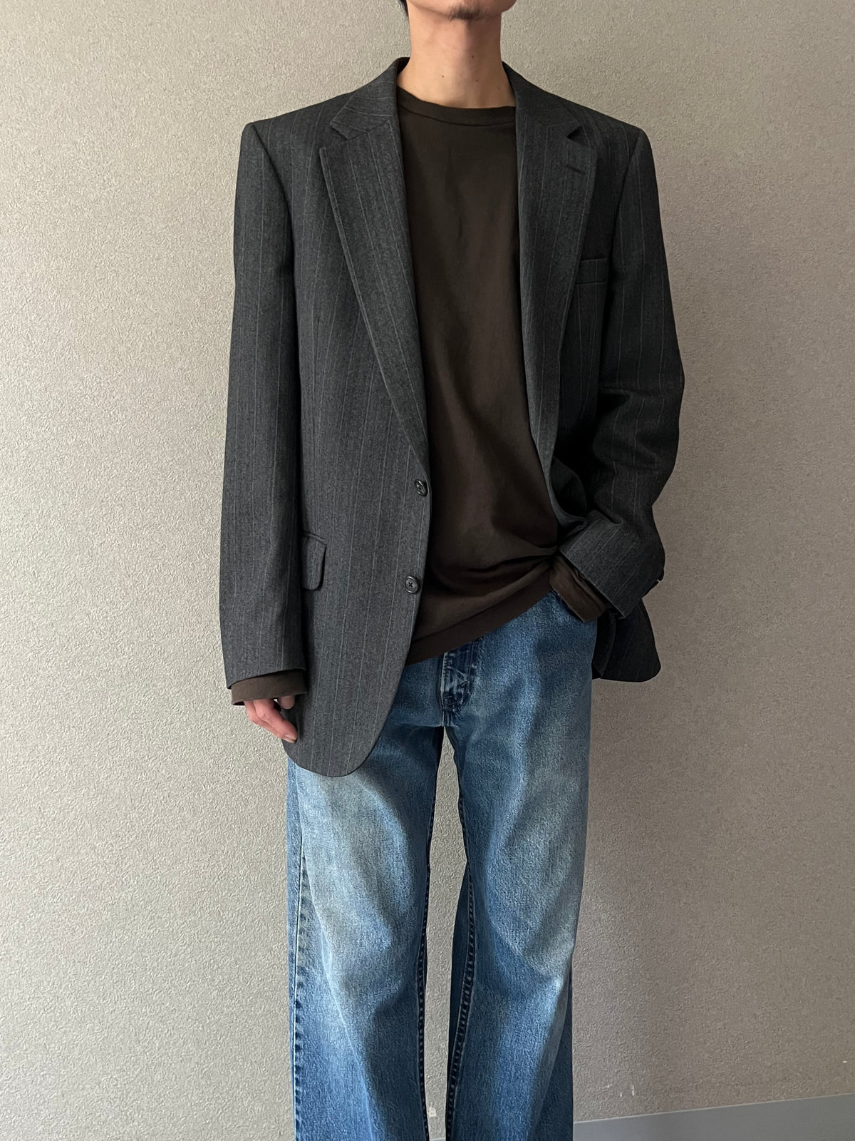 80's〜 Burberry's wool tailord jacket