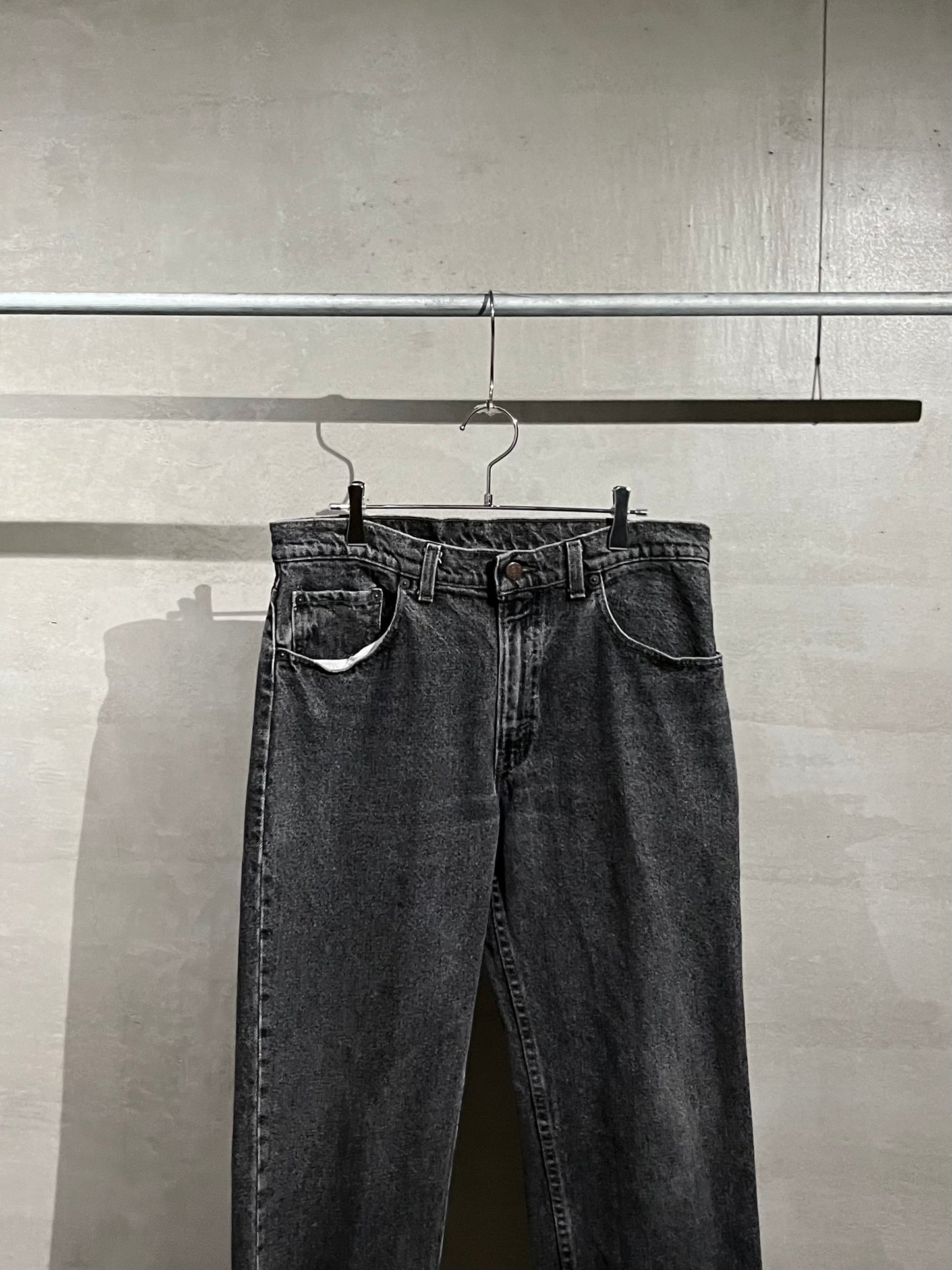 80's Levi's 505 yarn dyed denim pants “Made in USA”