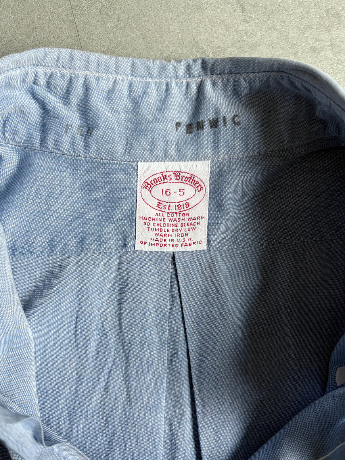 80's Brooks Brothers BD shirt “Made in USA”