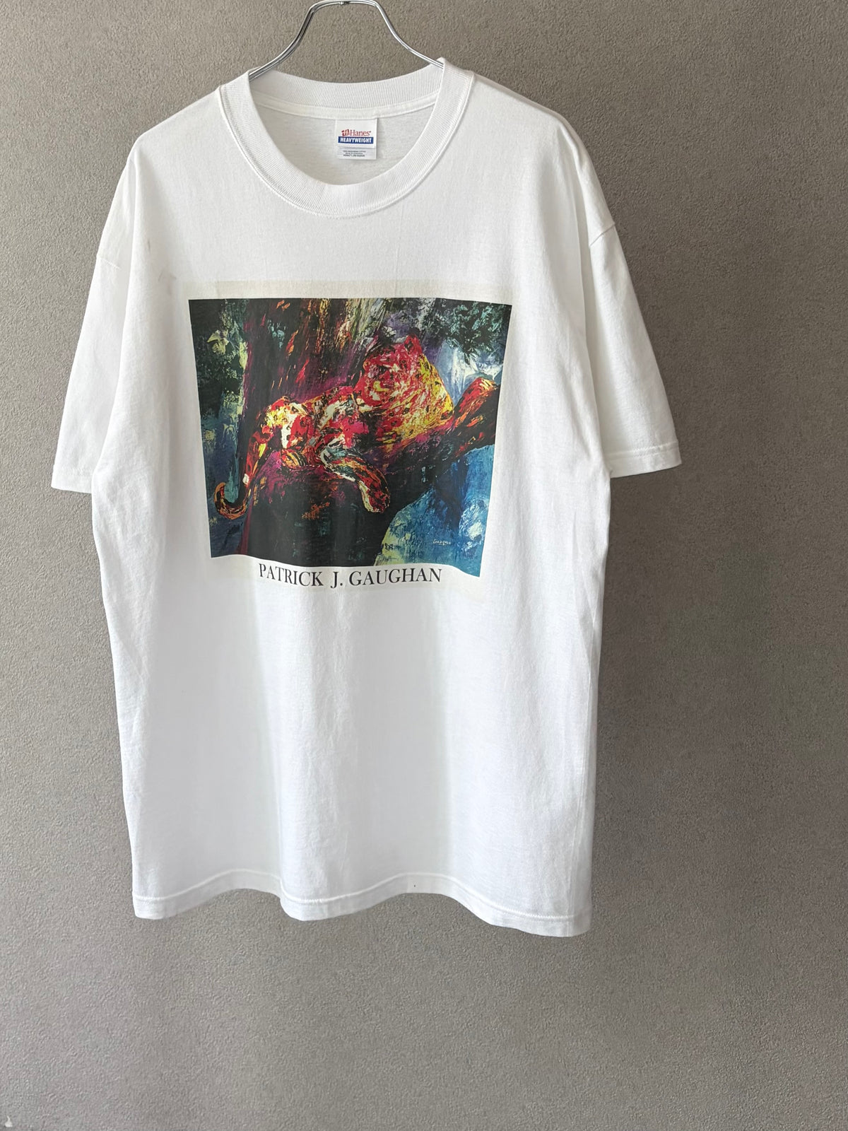 00's PATRICK J. GAUGHAN printed t-shirt "Dead Stock"