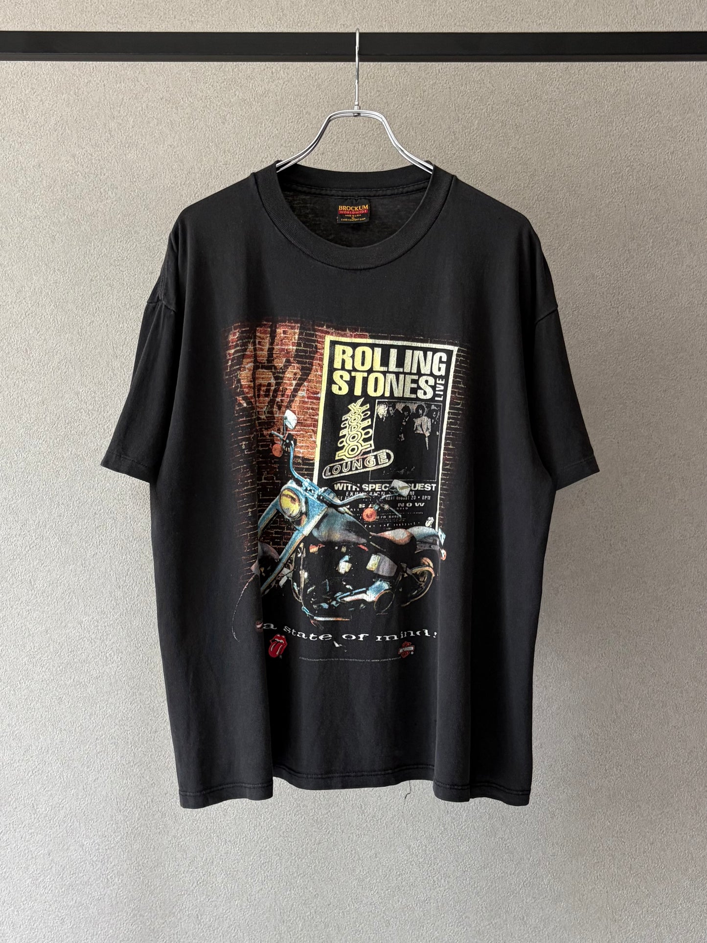 90's The Rolling Stones × Harley-Davidson t-shirt "Made in USA"