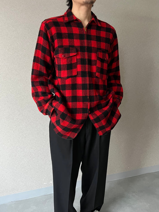 60's WOOLRICH wool shirt