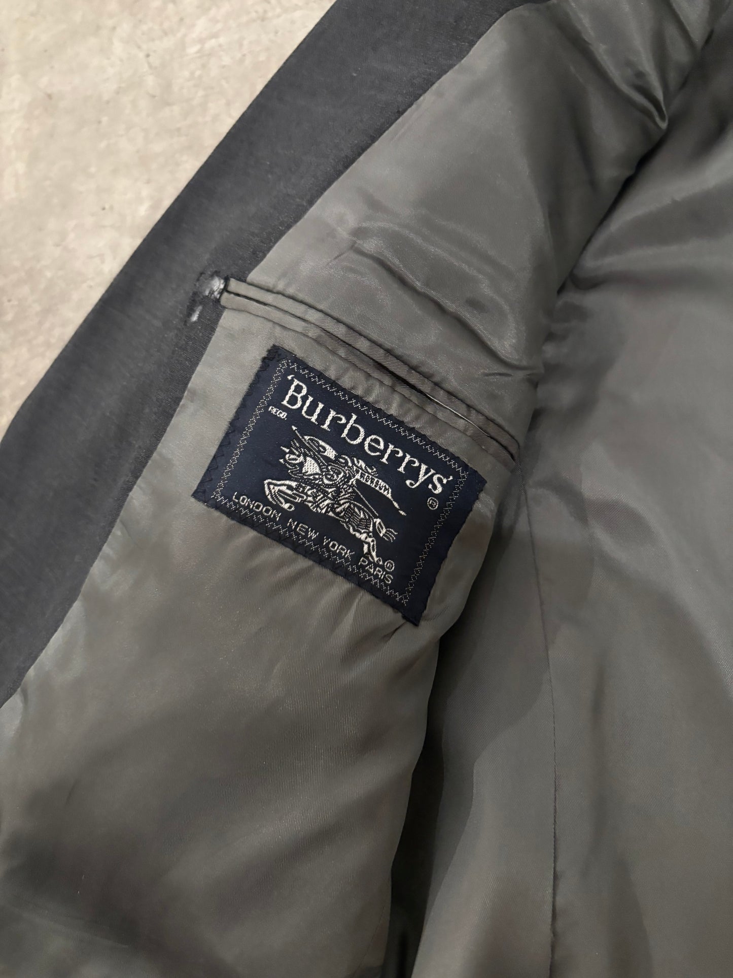 80's Burberrys' wool tailored jacket "Made in USA"