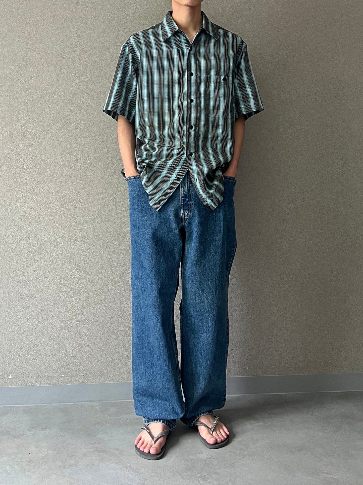 00's haggar S/S shirt