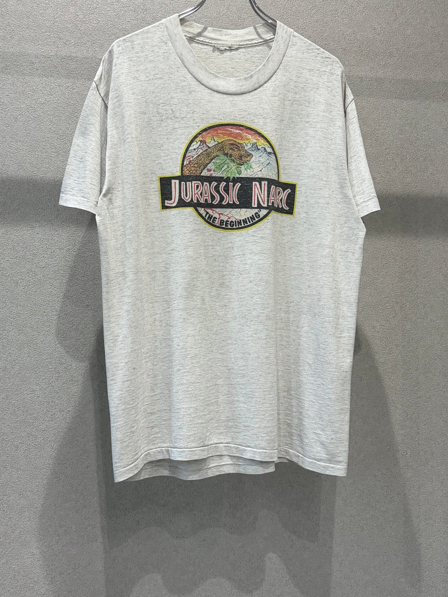 90's JURASSIC NARC printed t-shirt