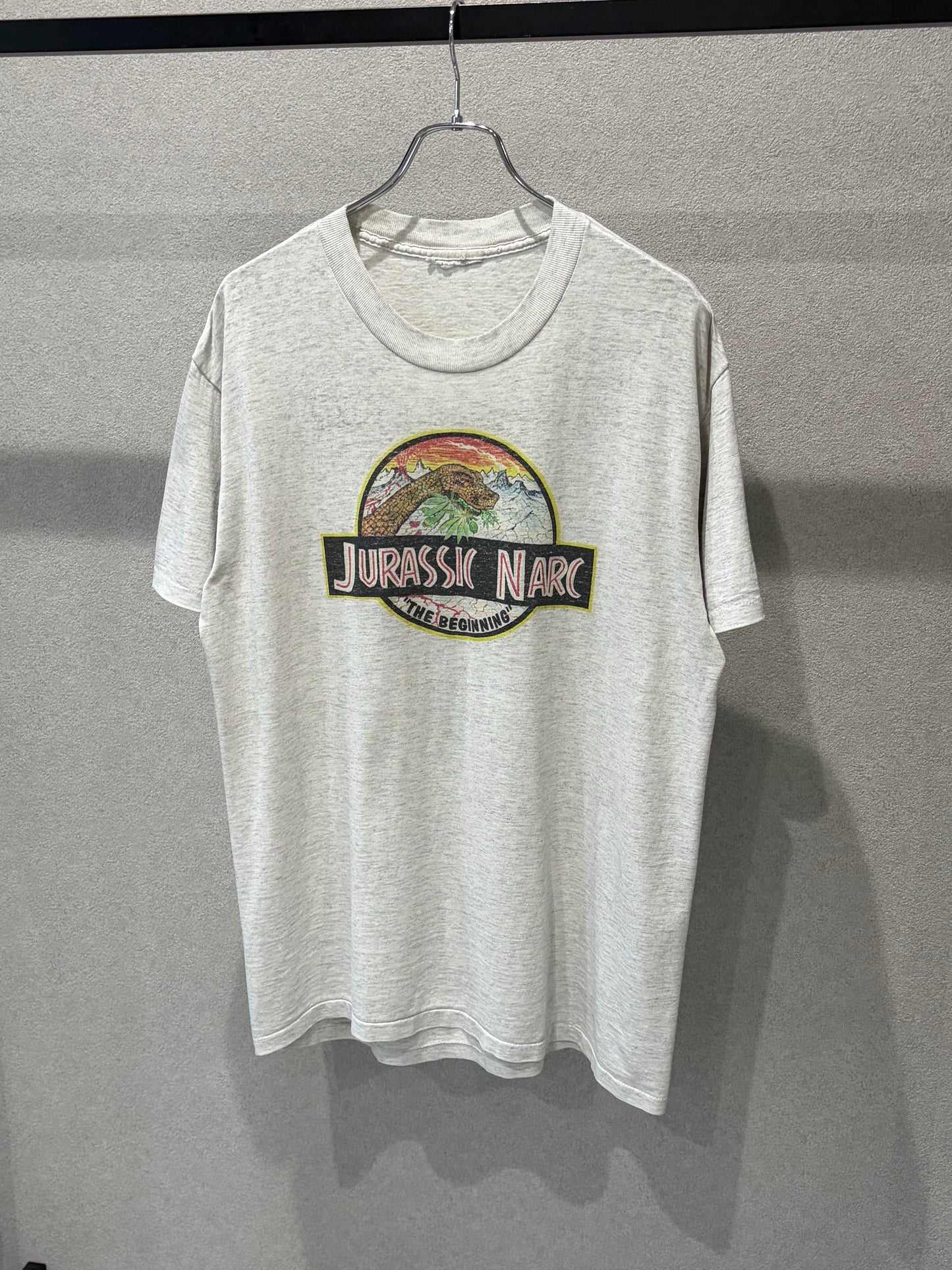 90's JURASSIC NARC printed t-shirt
