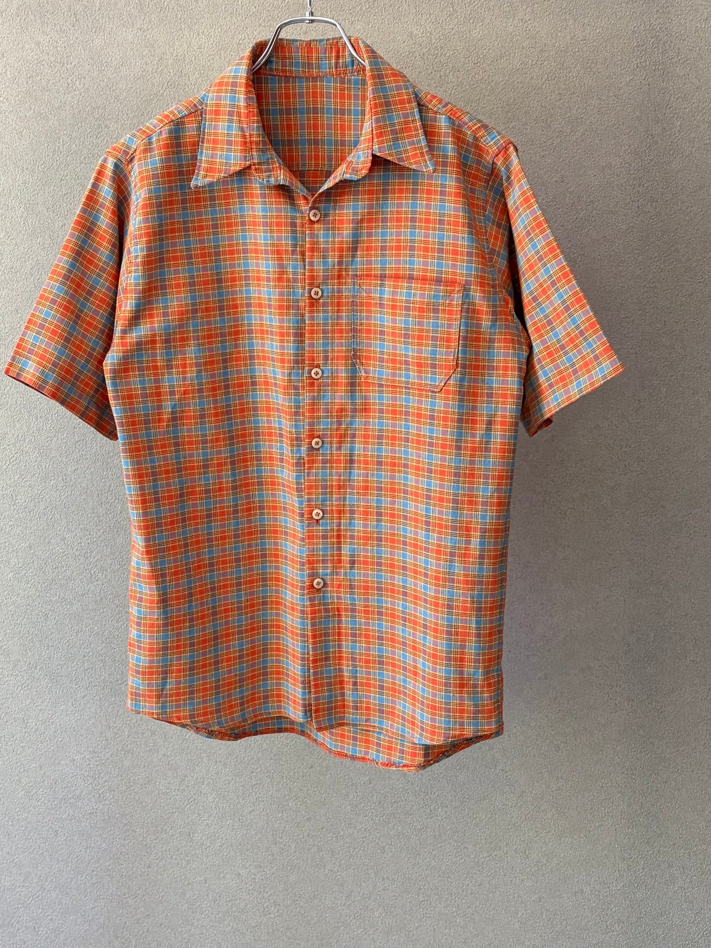 70's〜 UNKNOWN open collar shirt