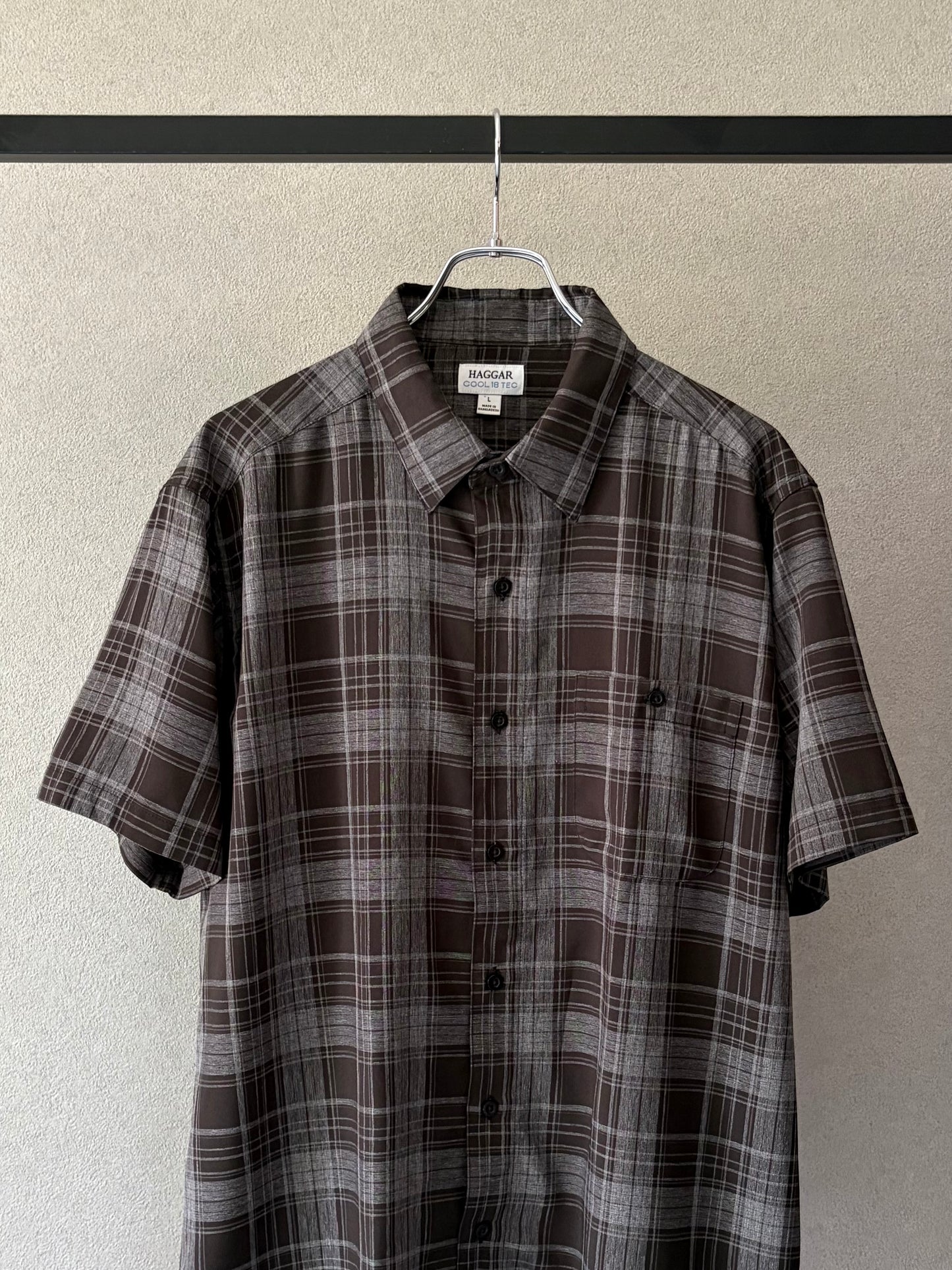 00's haggar S/S shirt