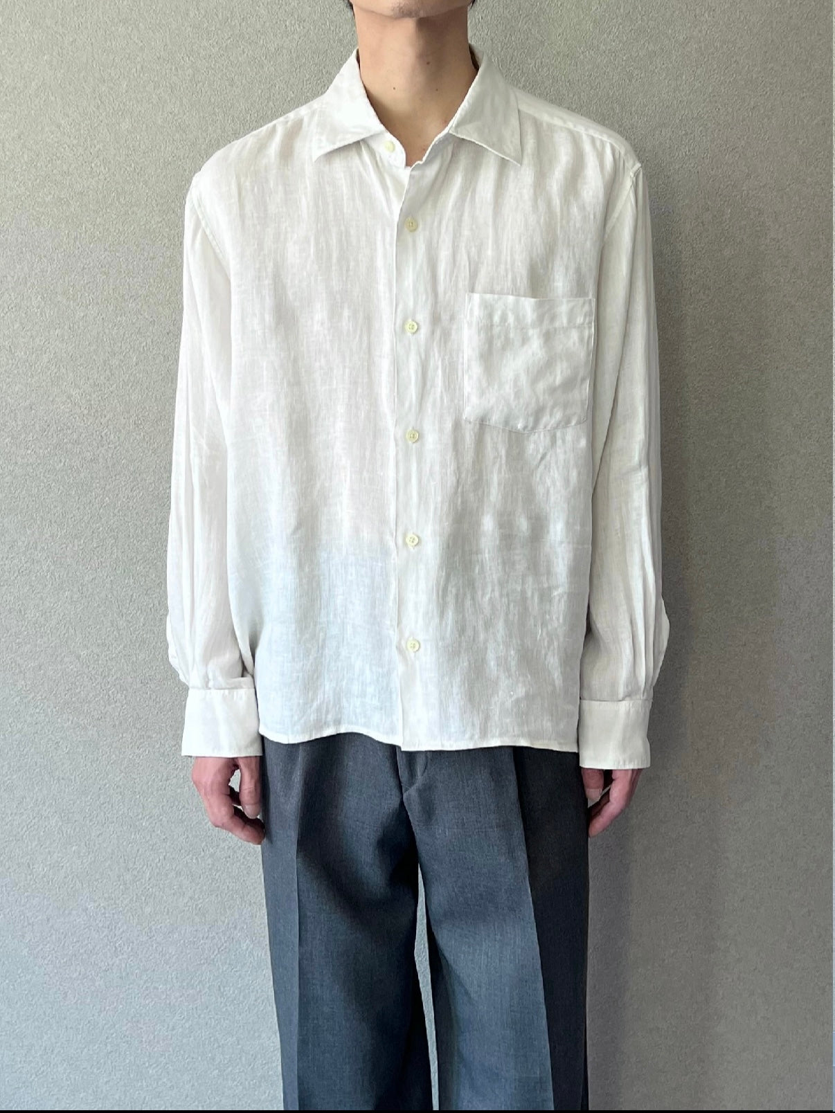 00's BANANA REPUBLIC linen shirt