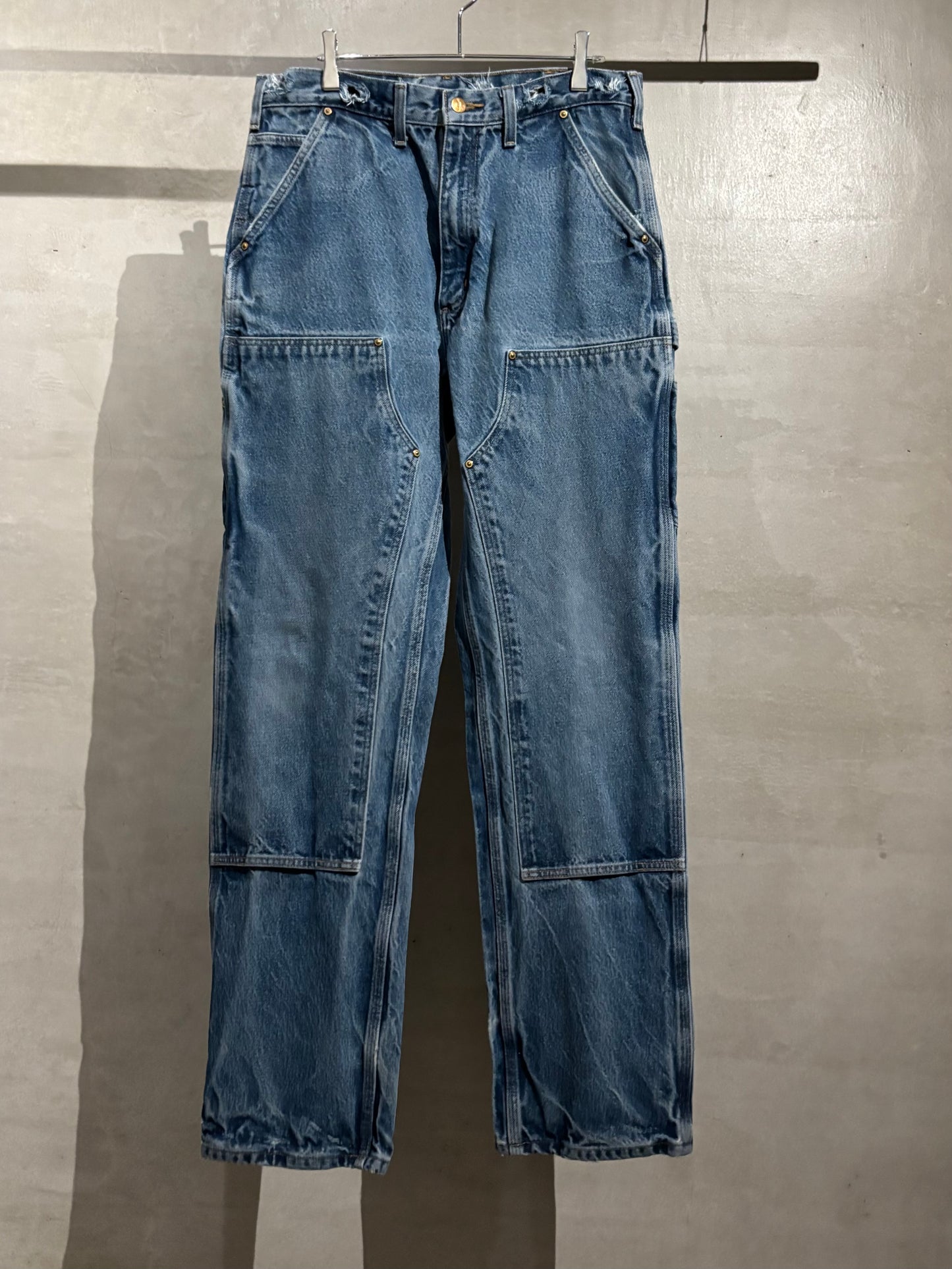 00's carhartt denim double knee  painter pants