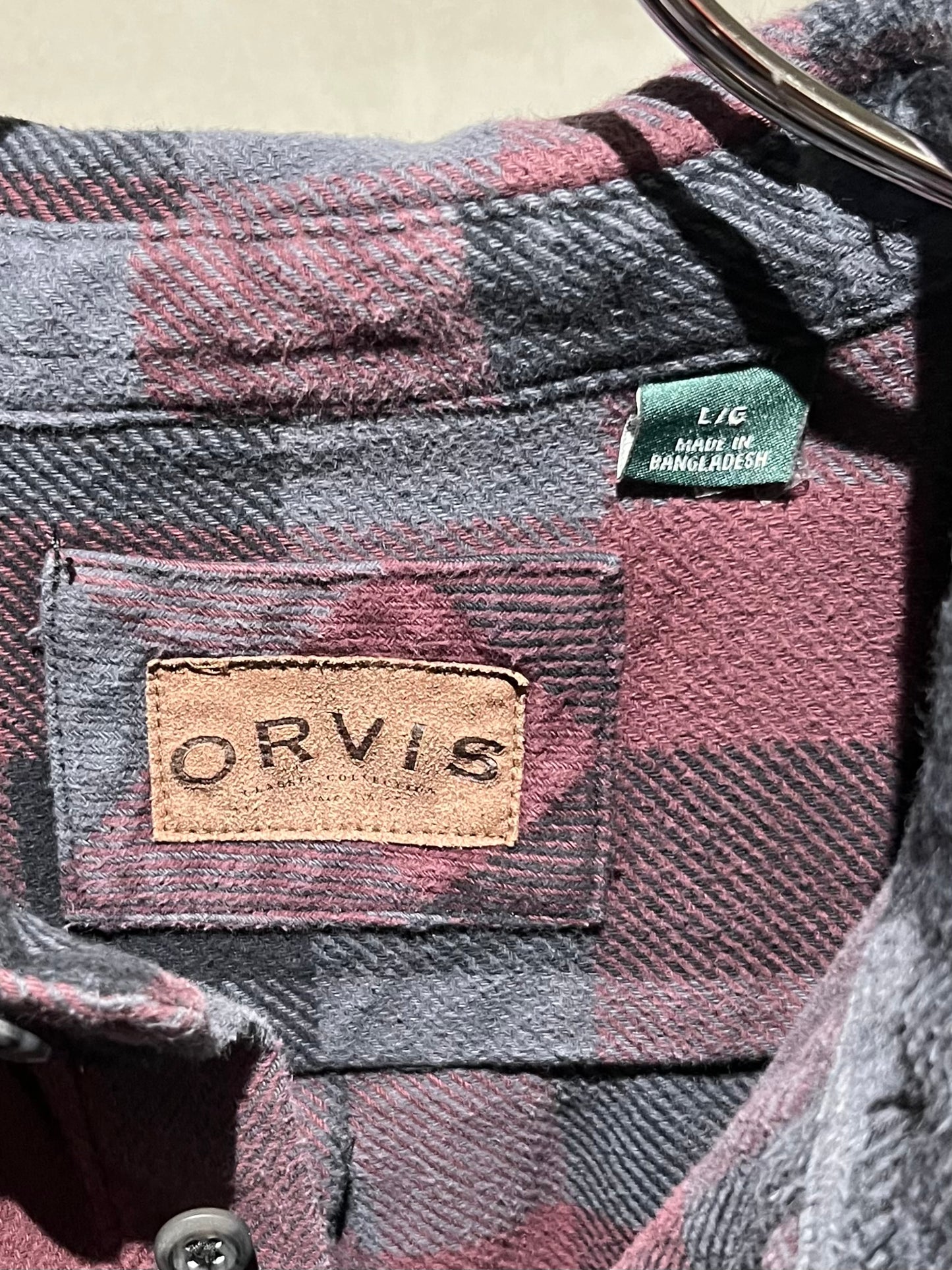 00's ORVIS flannel shirt