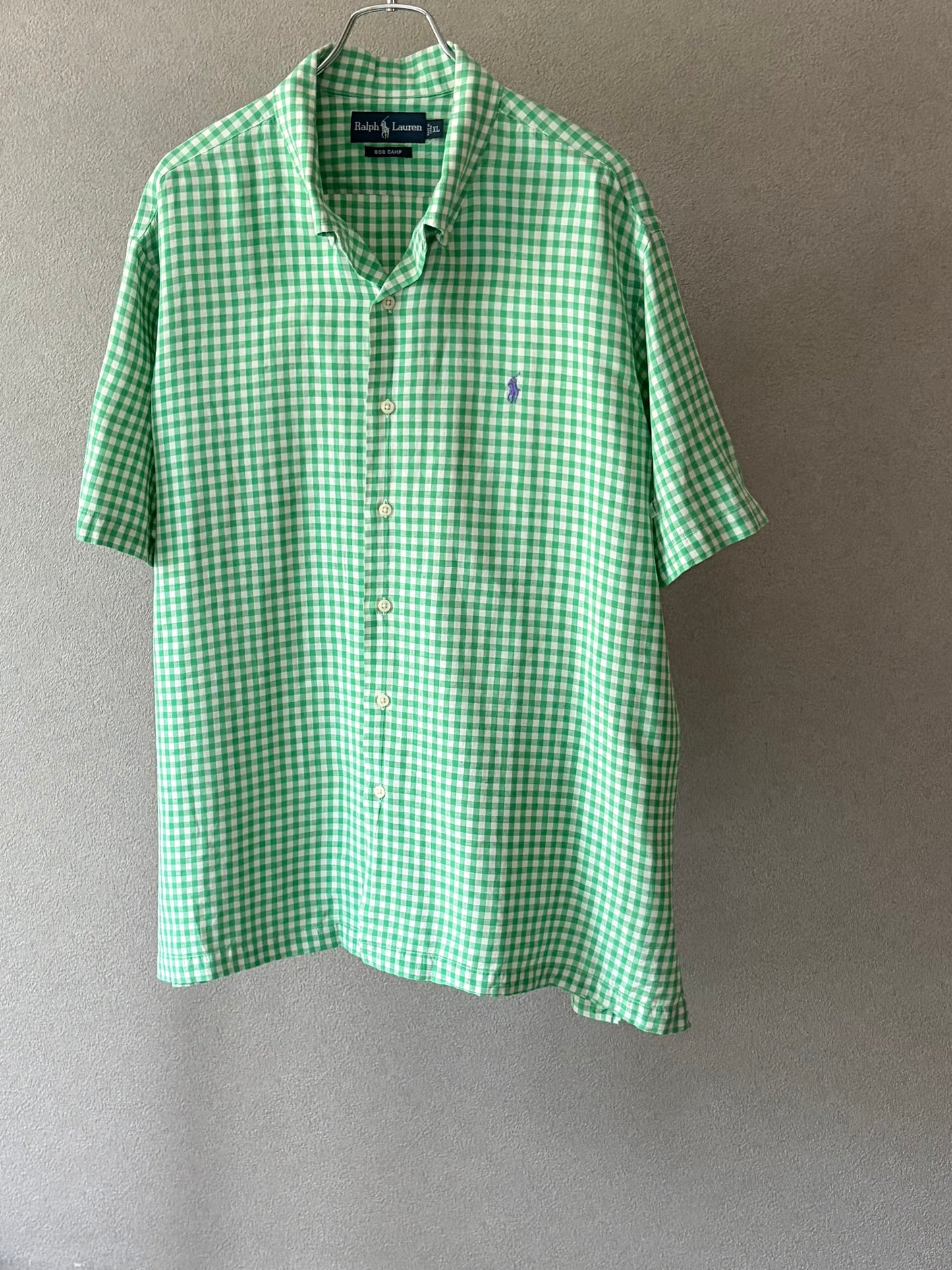 90's Polo Ralph Lauren open collar shirt “BOB CAMP”