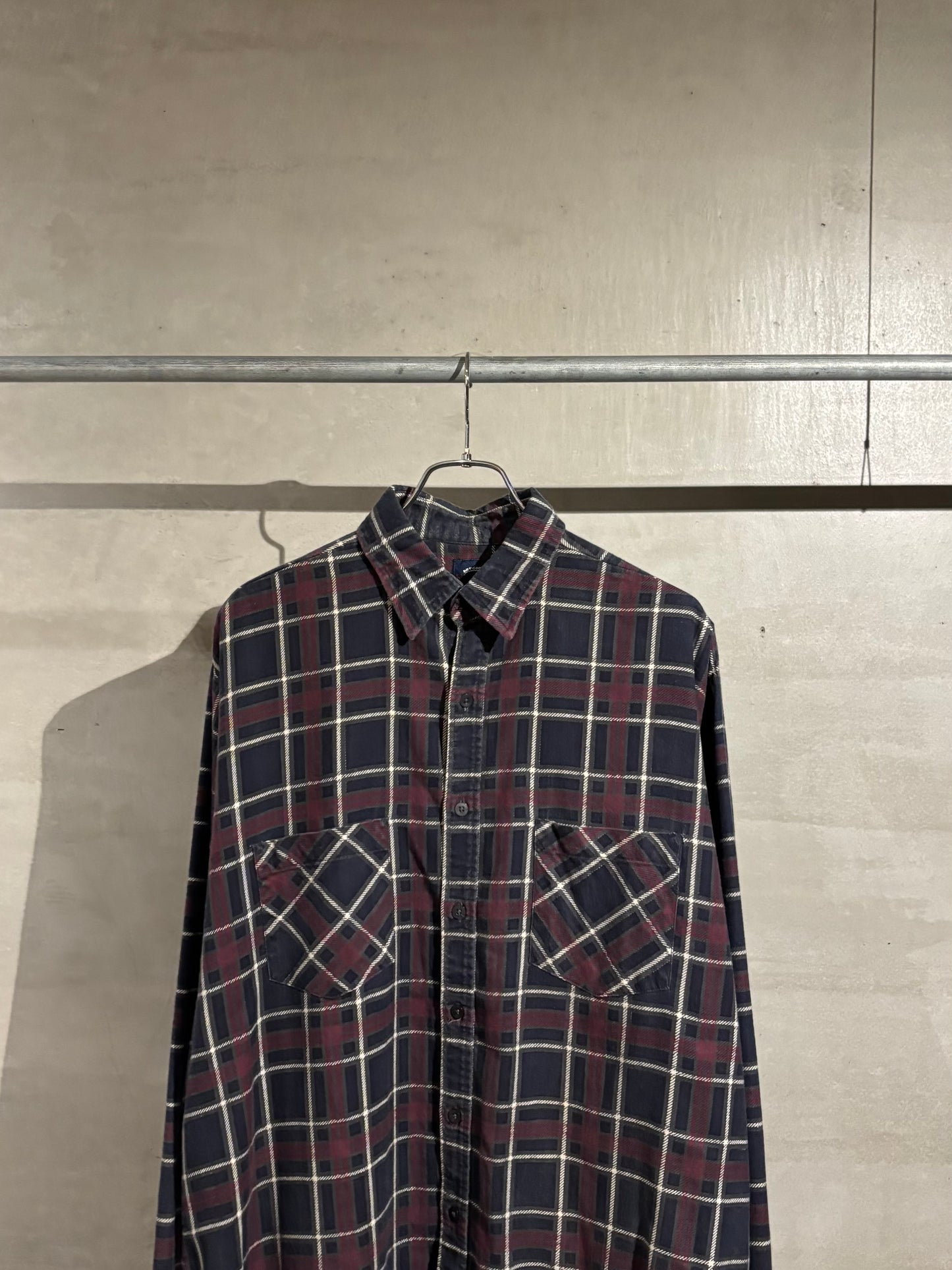 90's SAUGATUCK printed flannel shirt