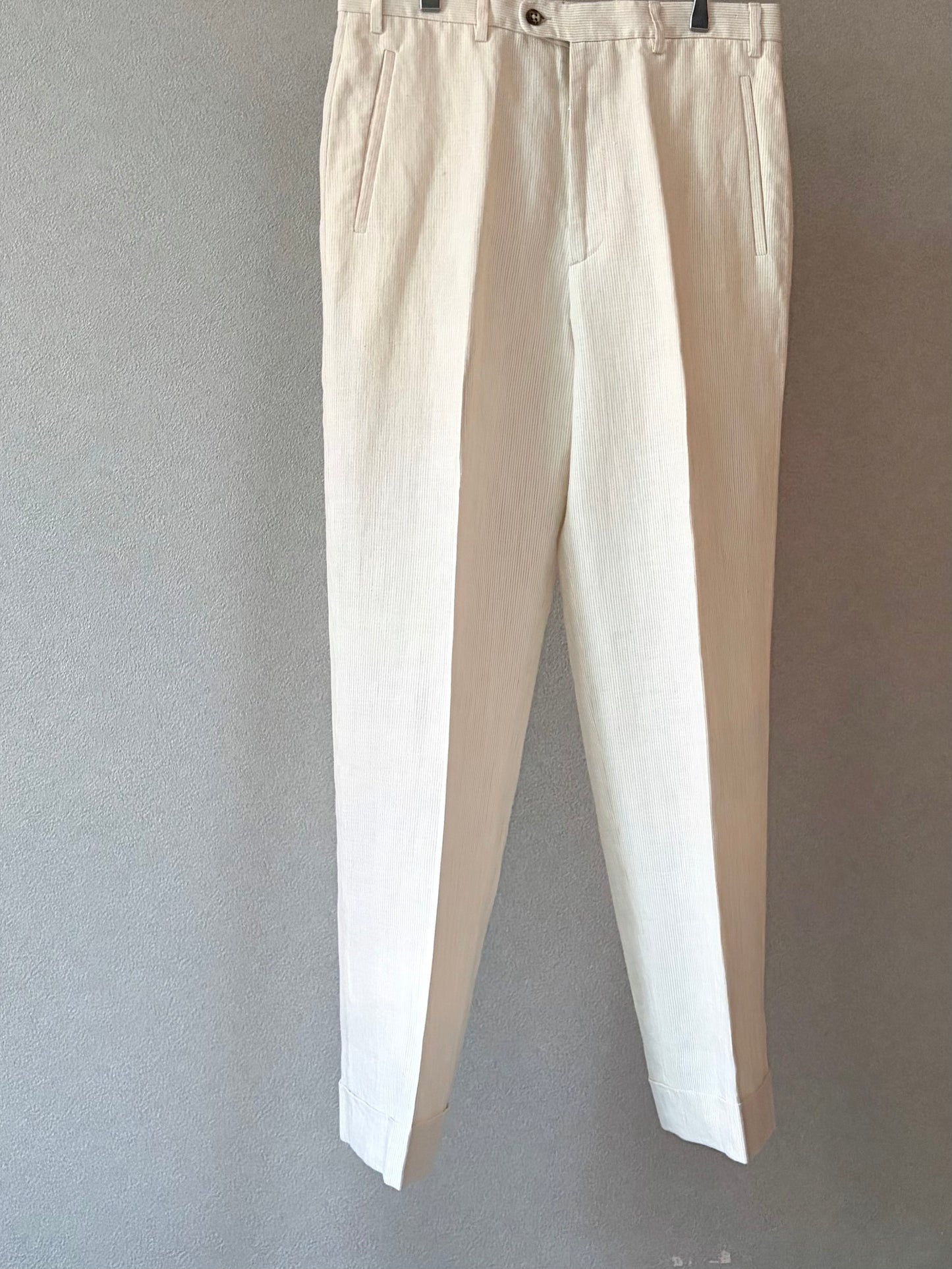 90's zanella linen slacks “Made in ITALY”