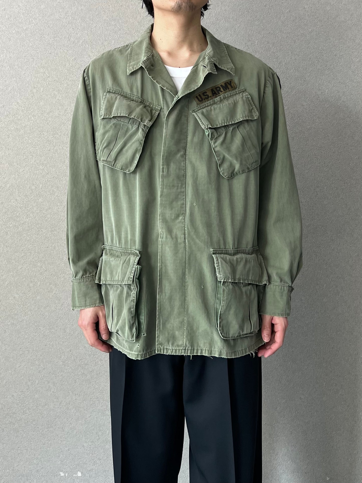 60's US.ARMY jungle fatigue jacket