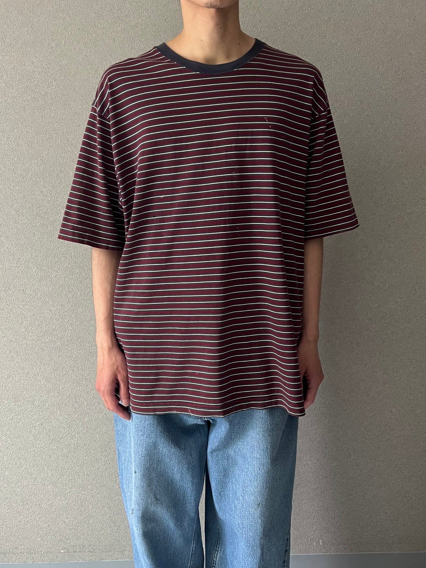 00's GAP border t-shirt
