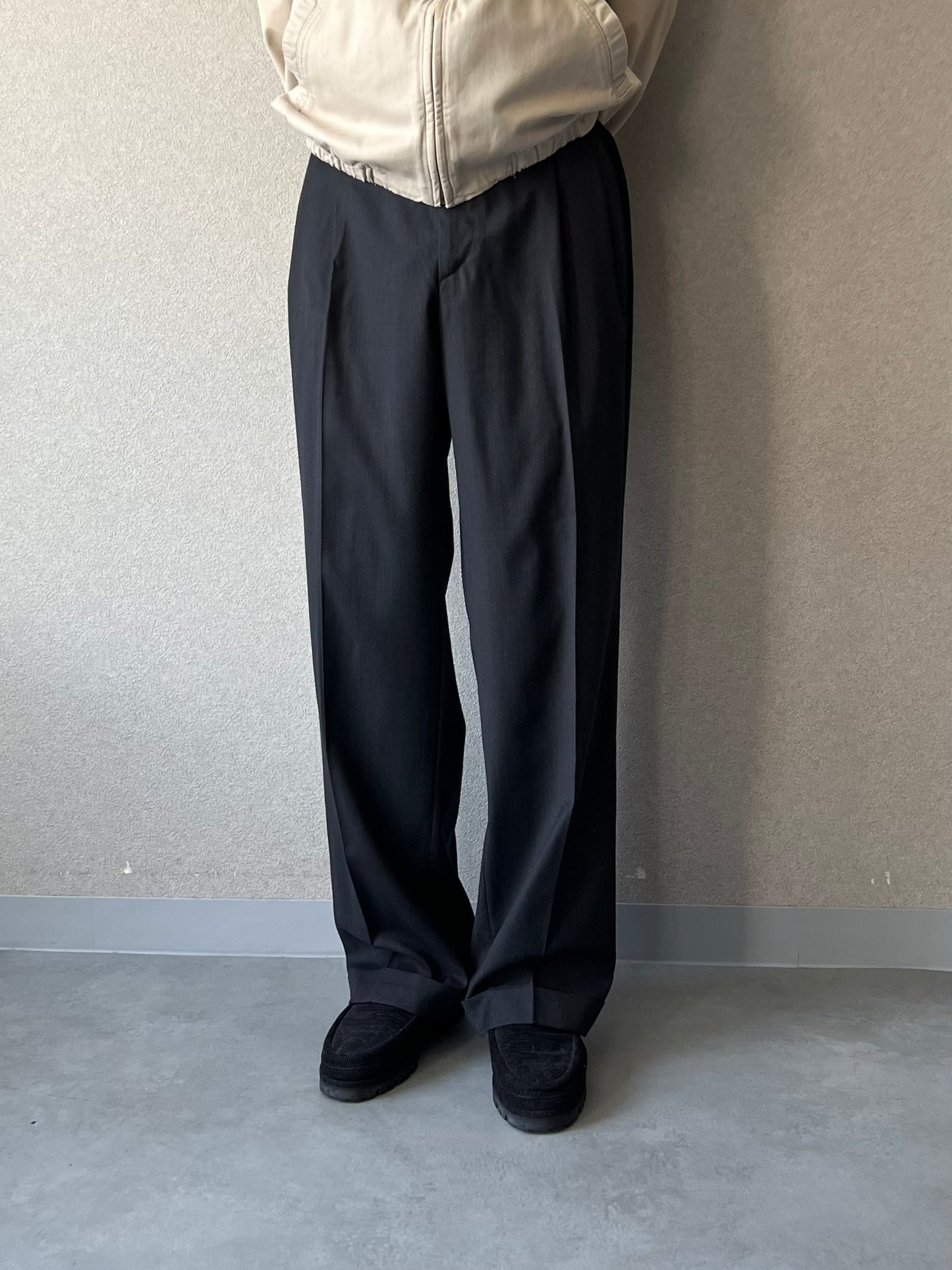 90's zanella × Neiman Marcus wool slacks “Made in ITALY”