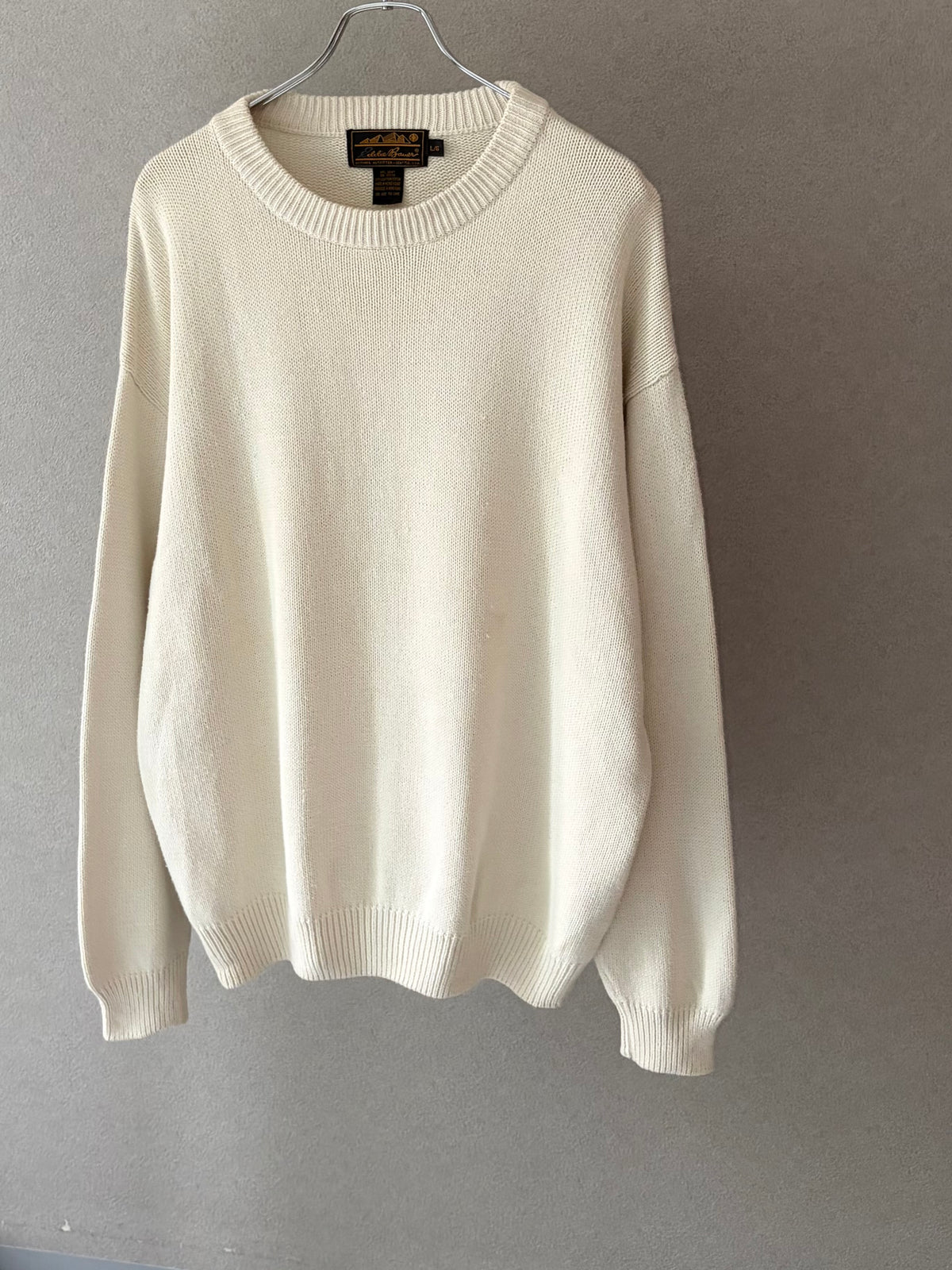 80's Eddie Bauer cotton knit sweater
